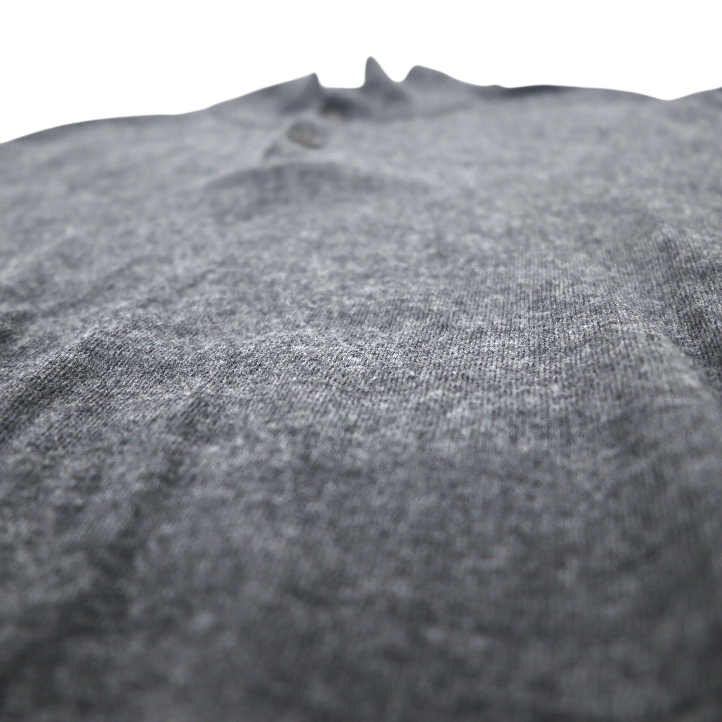 Polo by Ralph Lauren ハーフボタン メリノウール ニット セーター XL グレー 羊毛 ハイネック