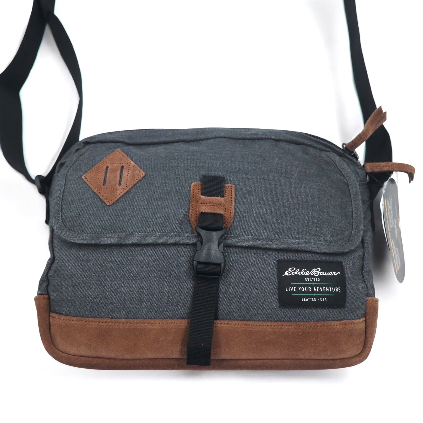 Eddie Bauer ショルダーバッグ グレー CORDURA コーデュラ ナイロン 未使用品