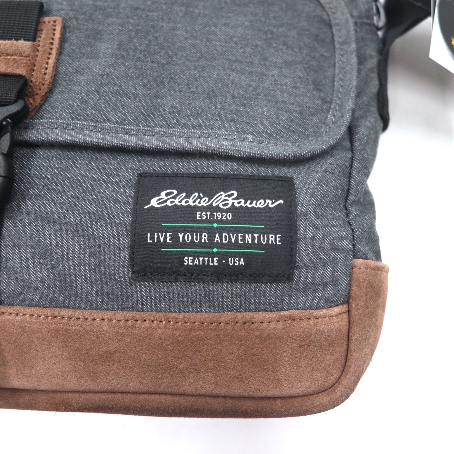 Eddie Bauer ショルダーバッグ グレー CORDURA コーデュラ ナイロン 未使用品
