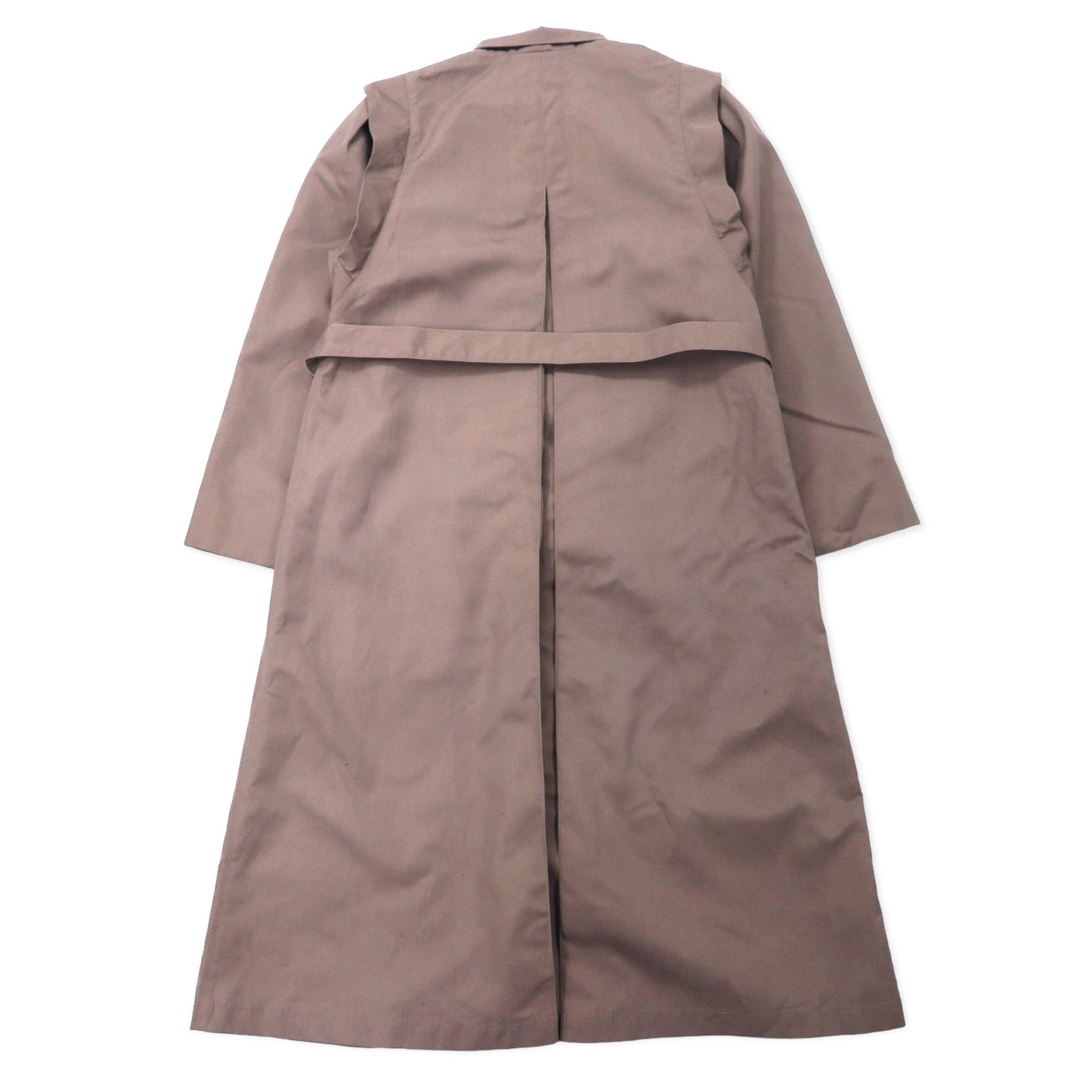 Misty Harbor USA製 90年代 レイヤード デザインコート 10 ベージュ ポリエステル 比翼