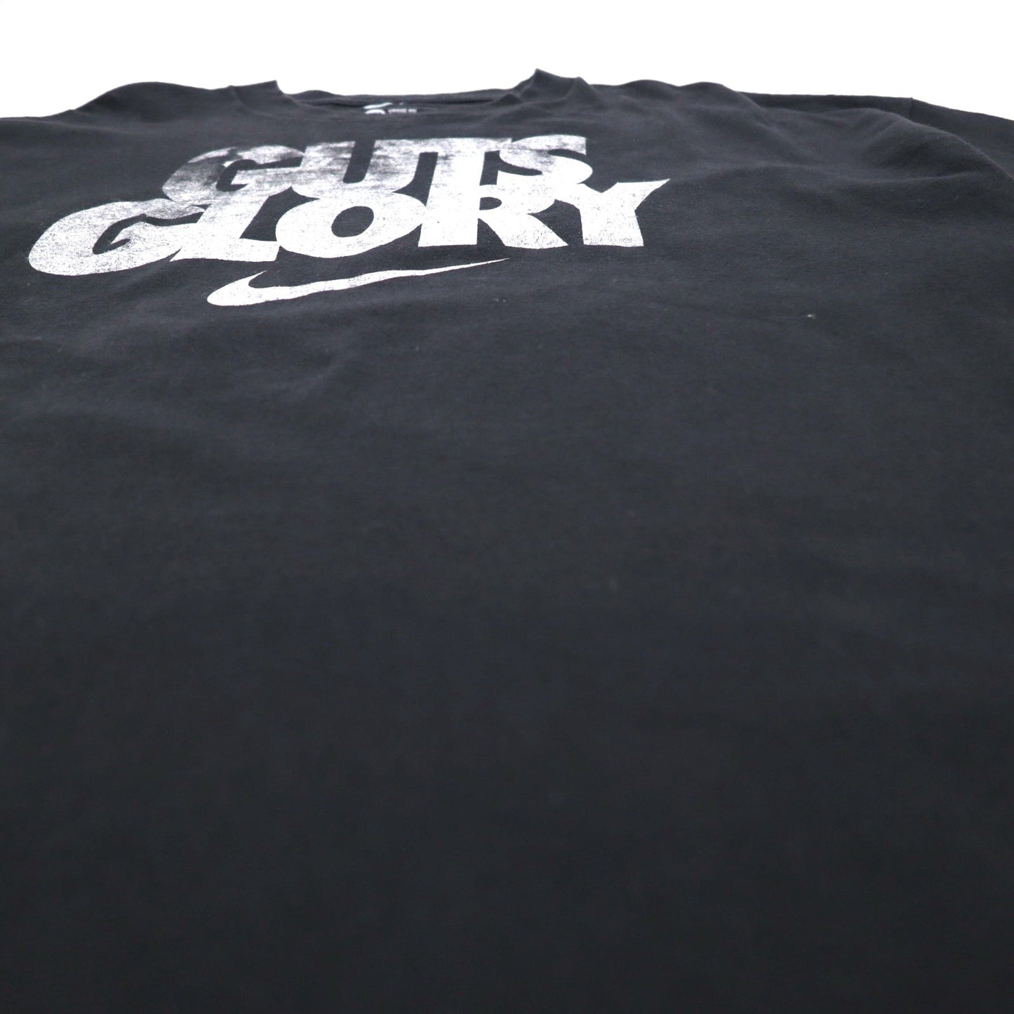 NIKE ルーズフィット Tシャツ 2XL ブラック LOOSE FIT スウォッシュ GUTS GLORY メキシコ製