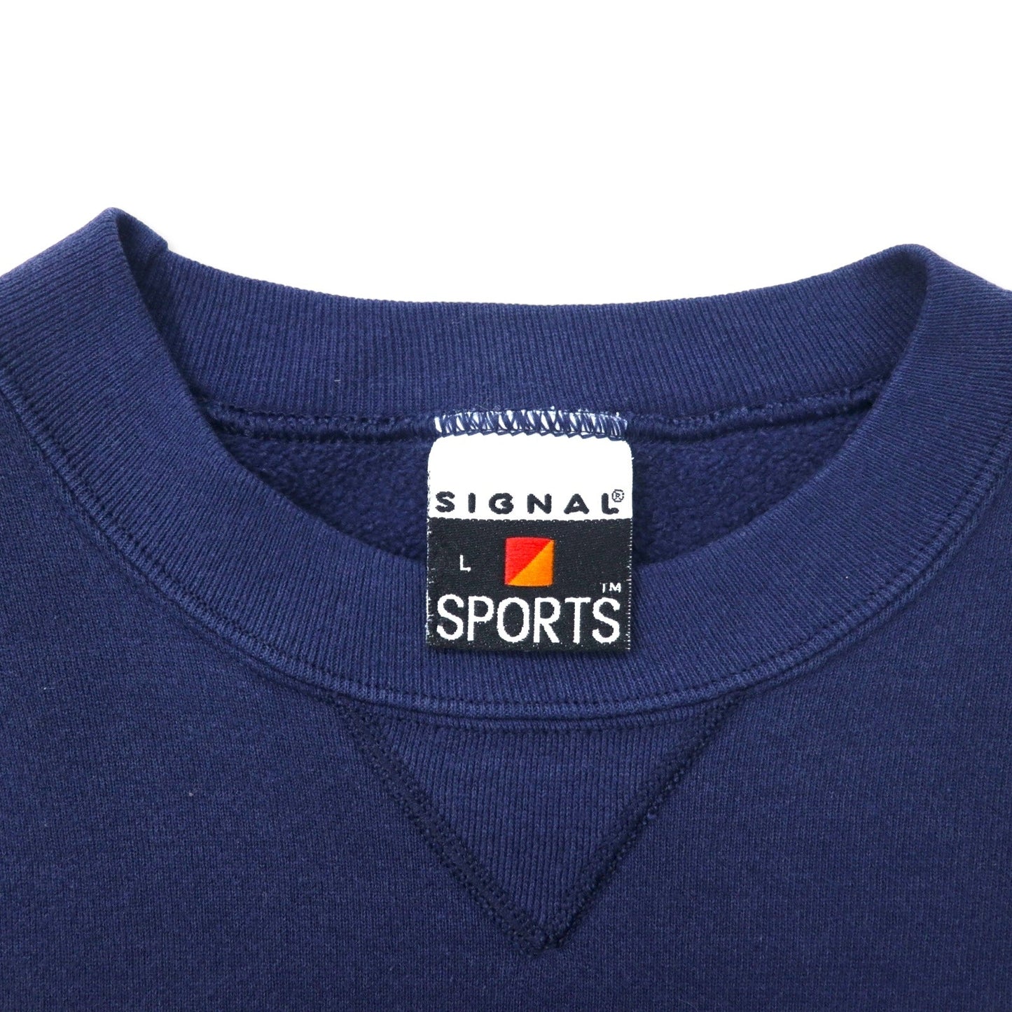SIGNAL SPORTS USA製 90年代 NFL プリント スウェット L ネイビー コットン DALLAS COWBOYS 1992