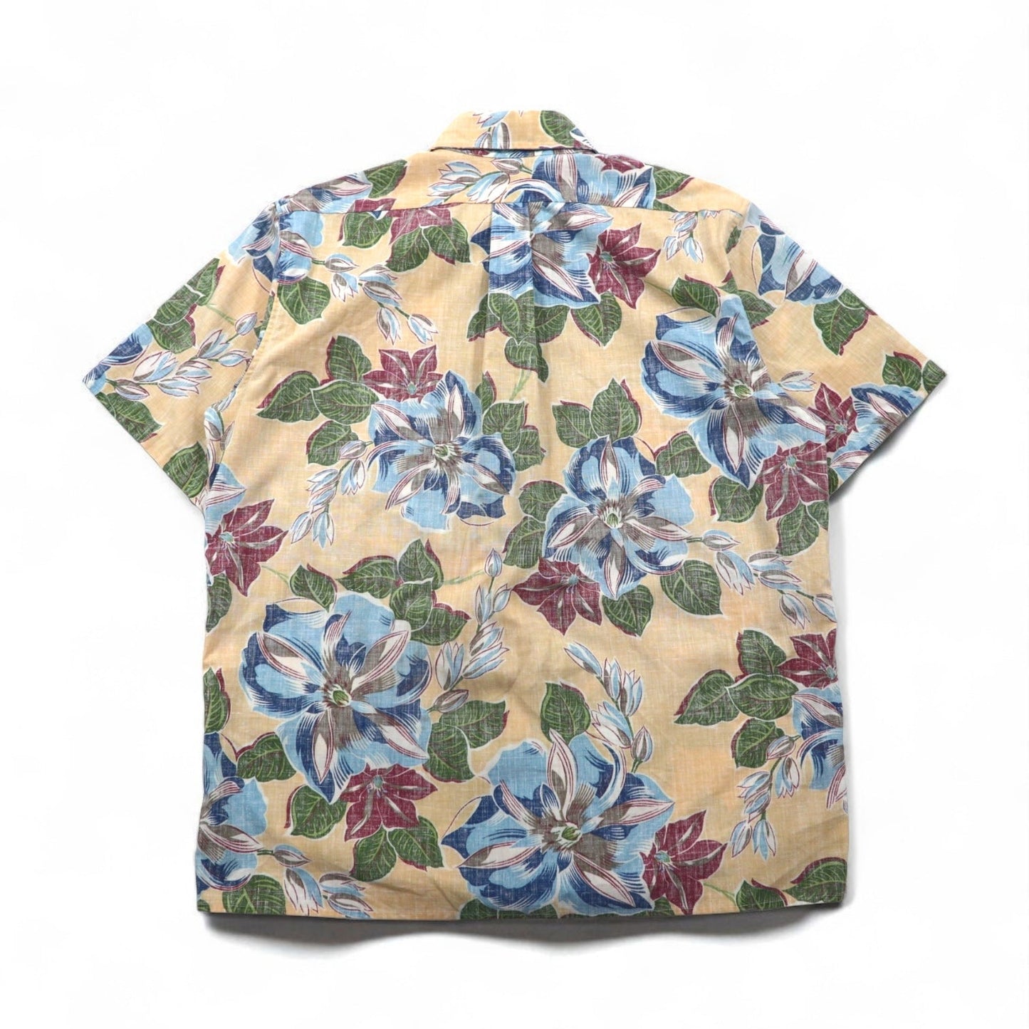 rayn spooner 90年代 ビキニタグ アロハシャツ L ブルー コットン 花柄