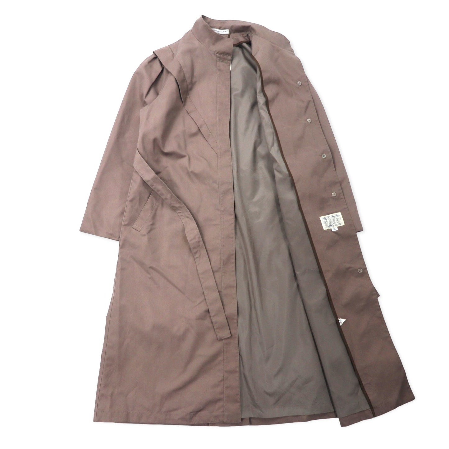 Misty Harbor USA製 90年代 レイヤード デザインコート 10 ベージュ ポリエステル 比翼