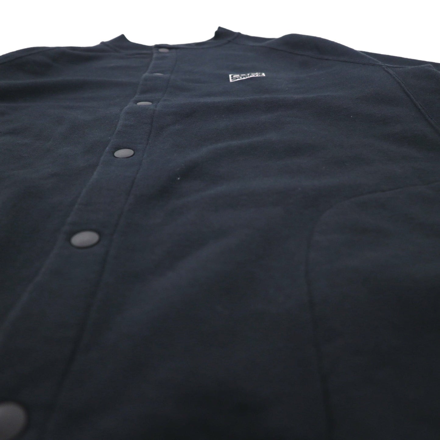 FLIP THE SCRIPT 90年代 半袖 スウェット ジャケット スタジャン 2XL ブラック スナップボタン スラッシュポケット