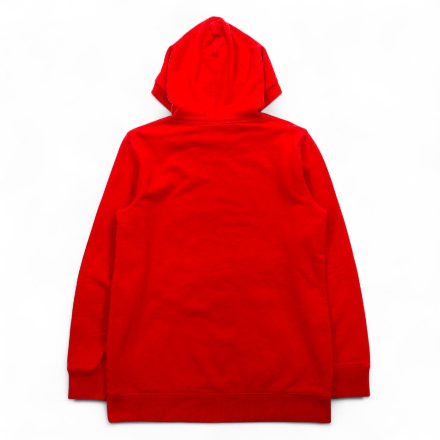 NAPAPIJRI プルオーバー パーカー M レッド コットン 裏起毛 フロントポケット