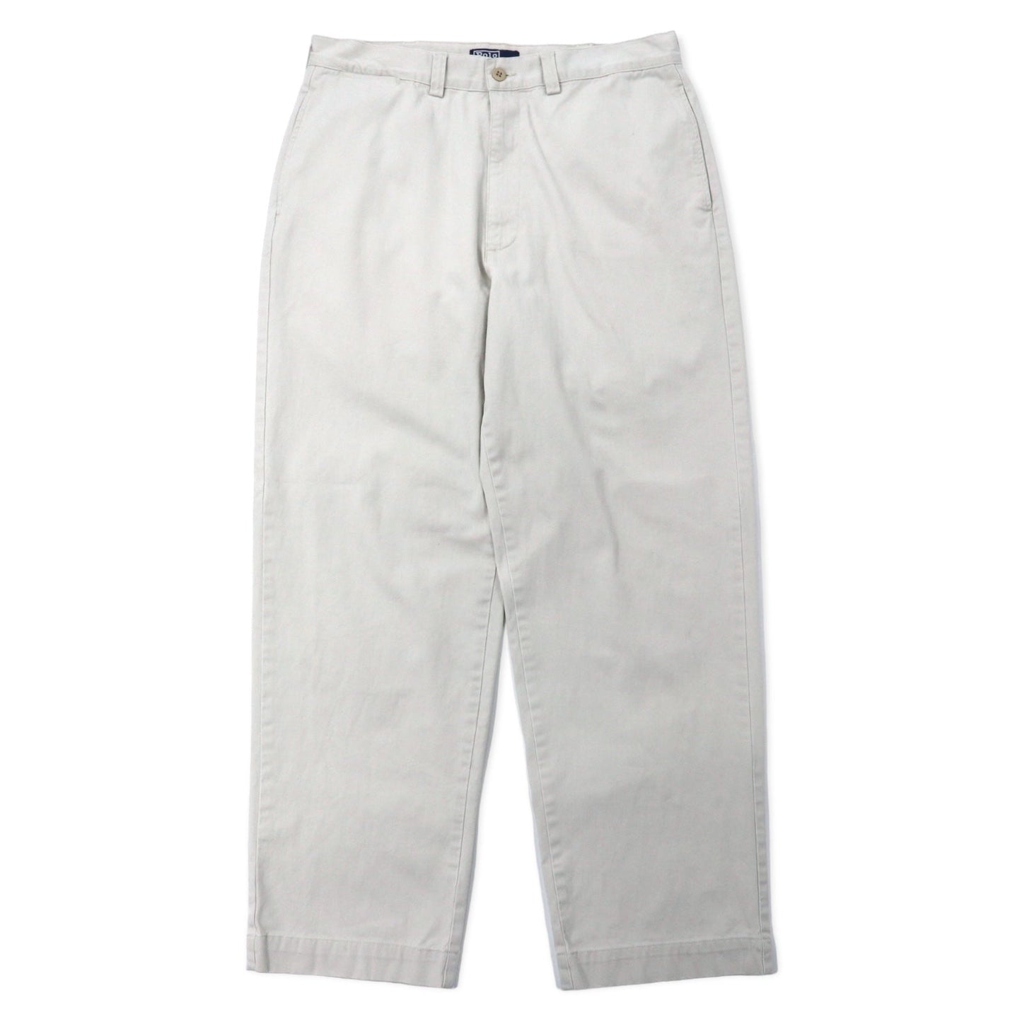 Polo by Ralph Lauren ワイドシルエット テーパード チノパンツ 35 ベージュ コットン PHILIP PANT メキシコ製
