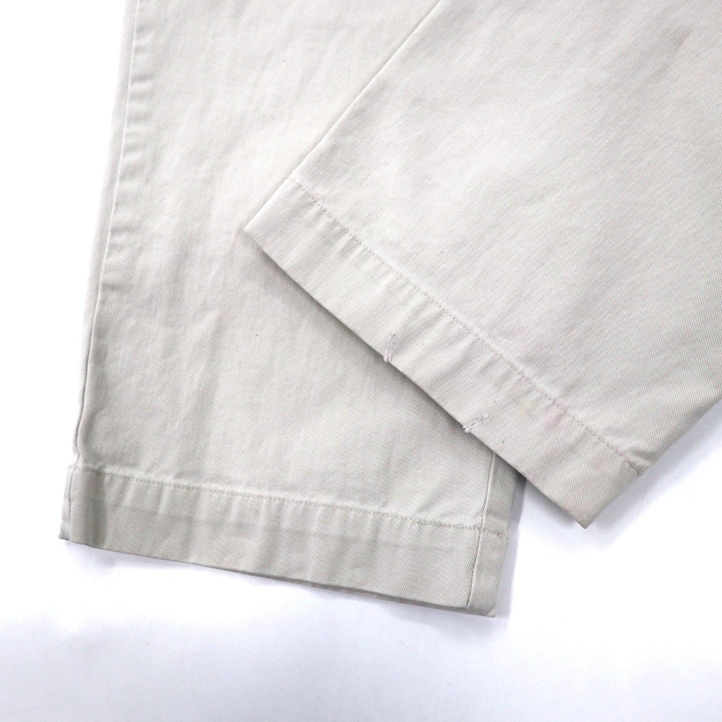 Polo by Ralph Lauren ワイドシルエット テーパード チノパンツ 35 ベージュ コットン PHILIP PANT メキシコ製
