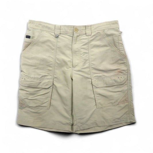Columbia PFG パーミット Permit II オムニシェード フィッシング カーゴショーツ ハーフパンツ OMNI-SHADE ショートパンツ L ベージュ Wick Fishing Cargo FM4555