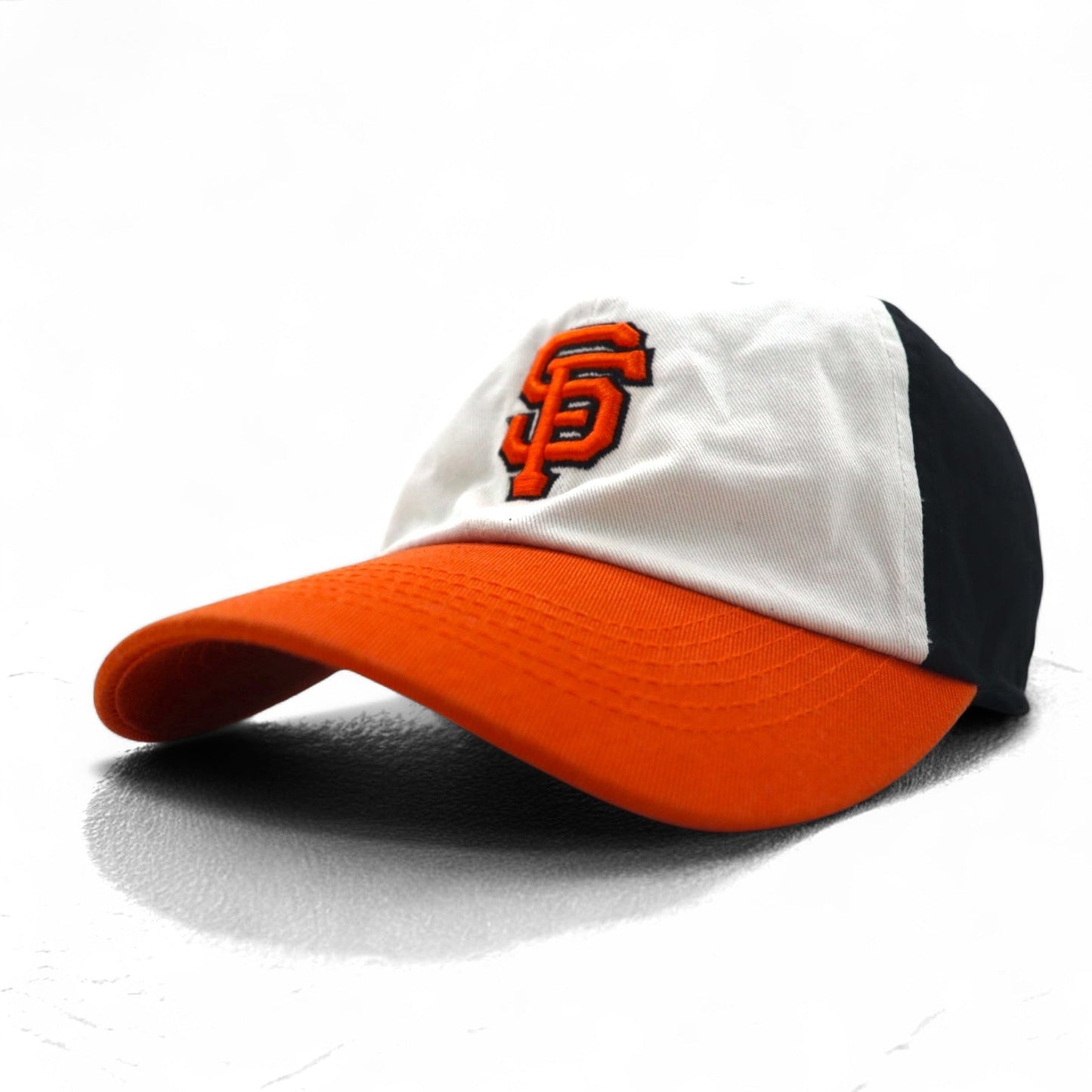 FAN FAVORITE バイカラー ベースボールキャップ FREE ベルト オレンジ MLB San Francisco Giants