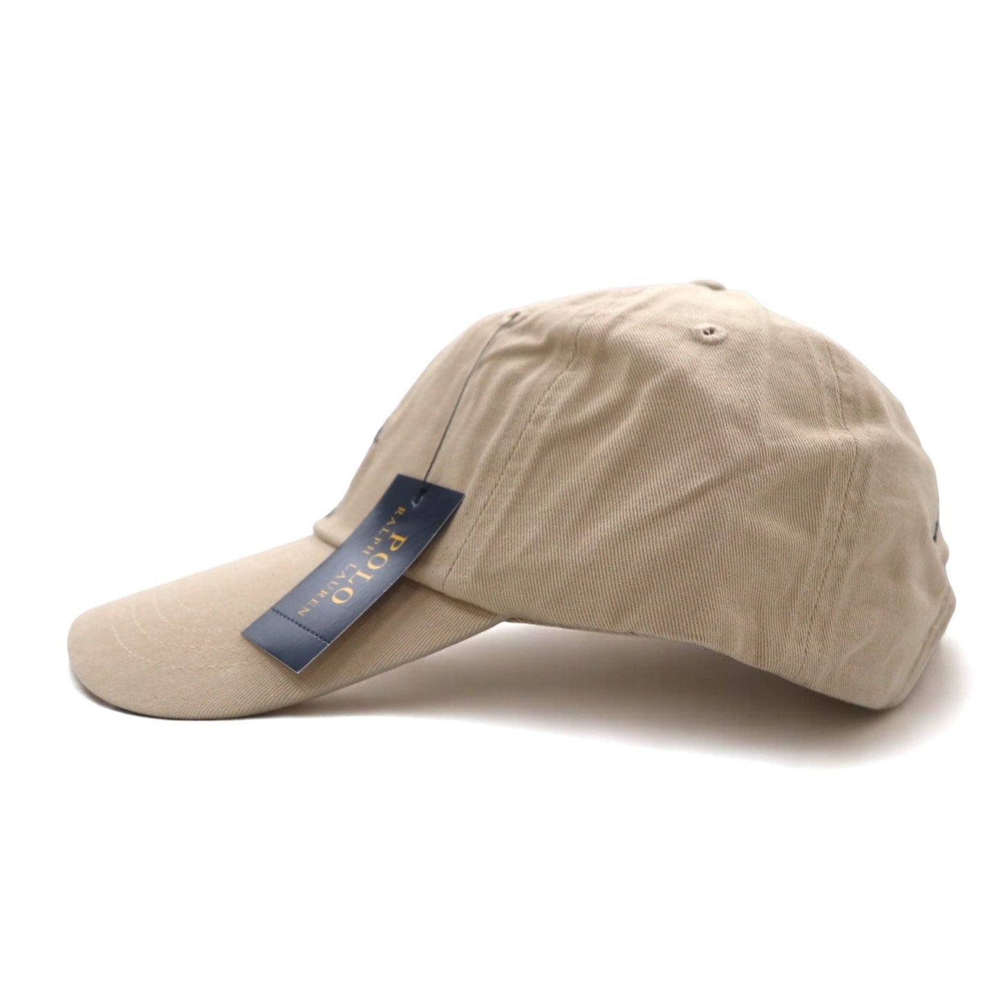 POLO RALPH LAUREN ポロベア ベースボールキャップ ONE ベージュ コットン ロゴ刺繍 710548524004 BSR 未使用品