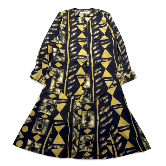 Vintage 90s Japan Made Retro Top and Skirt Set HORIBE レトロ セットアップ スカート XL 総柄 日本製