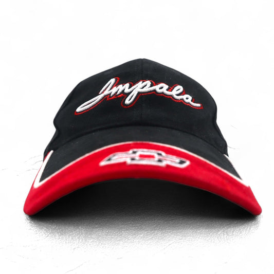 HOT RODS 6パネルキャップ ONE ブラック IMPALA レーシングカー CHEVROLET