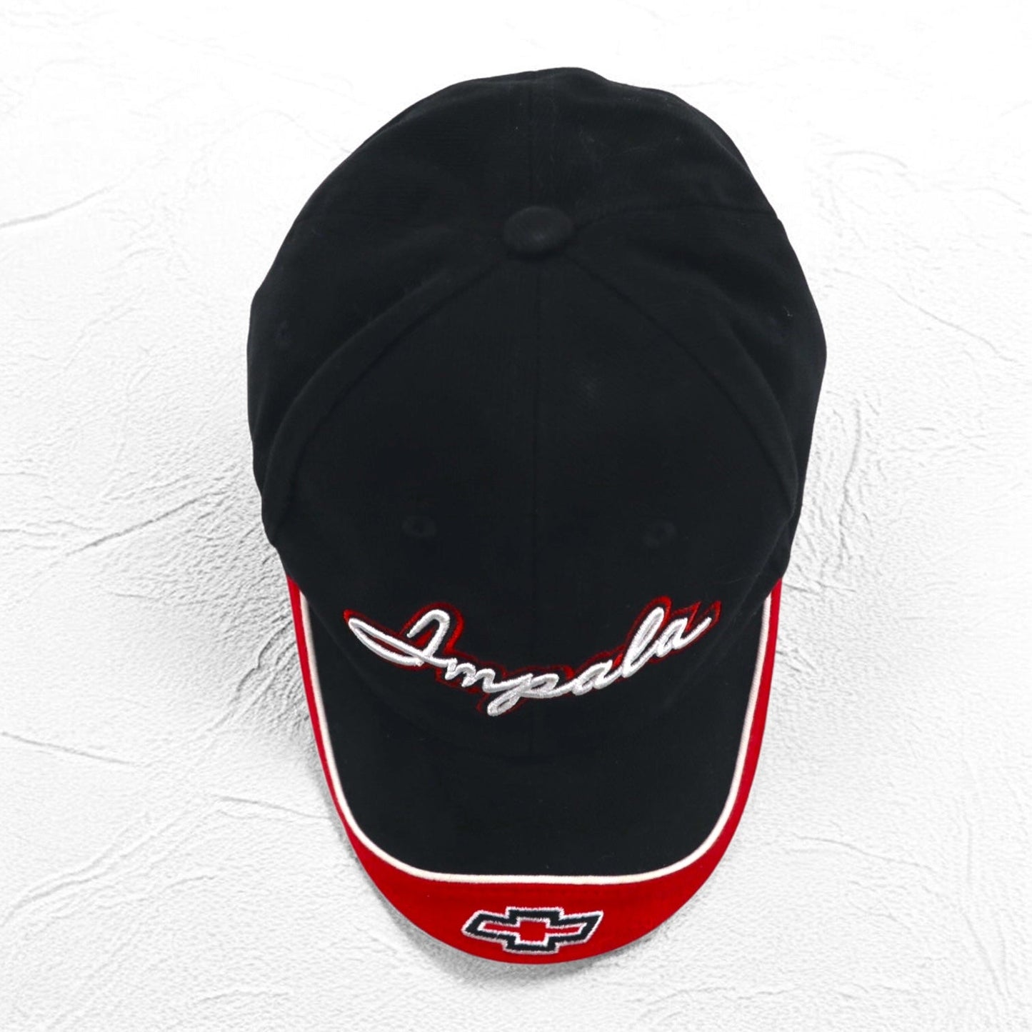 HOT RODS 6パネルキャップ ONE ブラック IMPALA レーシングカー CHEVROLET