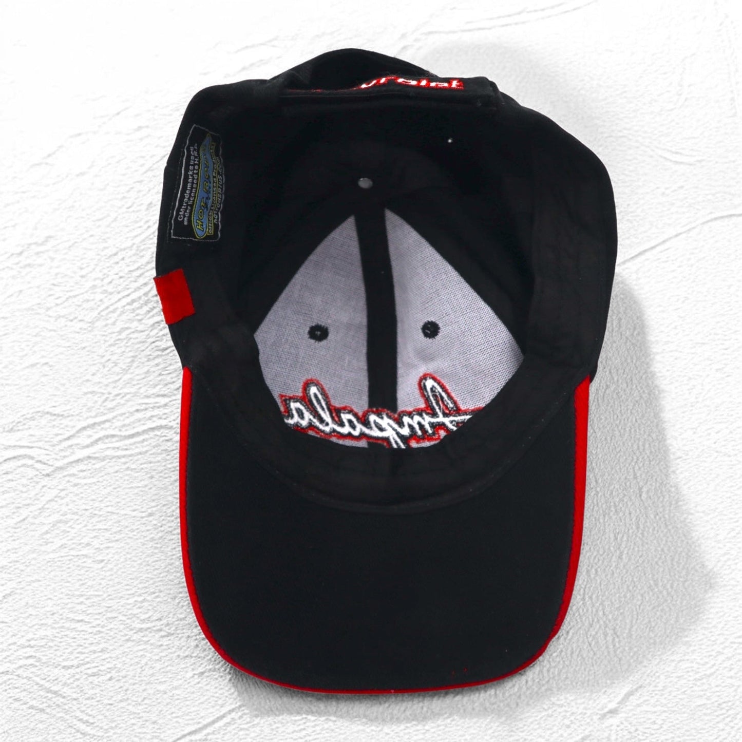 HOT RODS 6パネルキャップ ONE ブラック IMPALA レーシングカー CHEVROLET