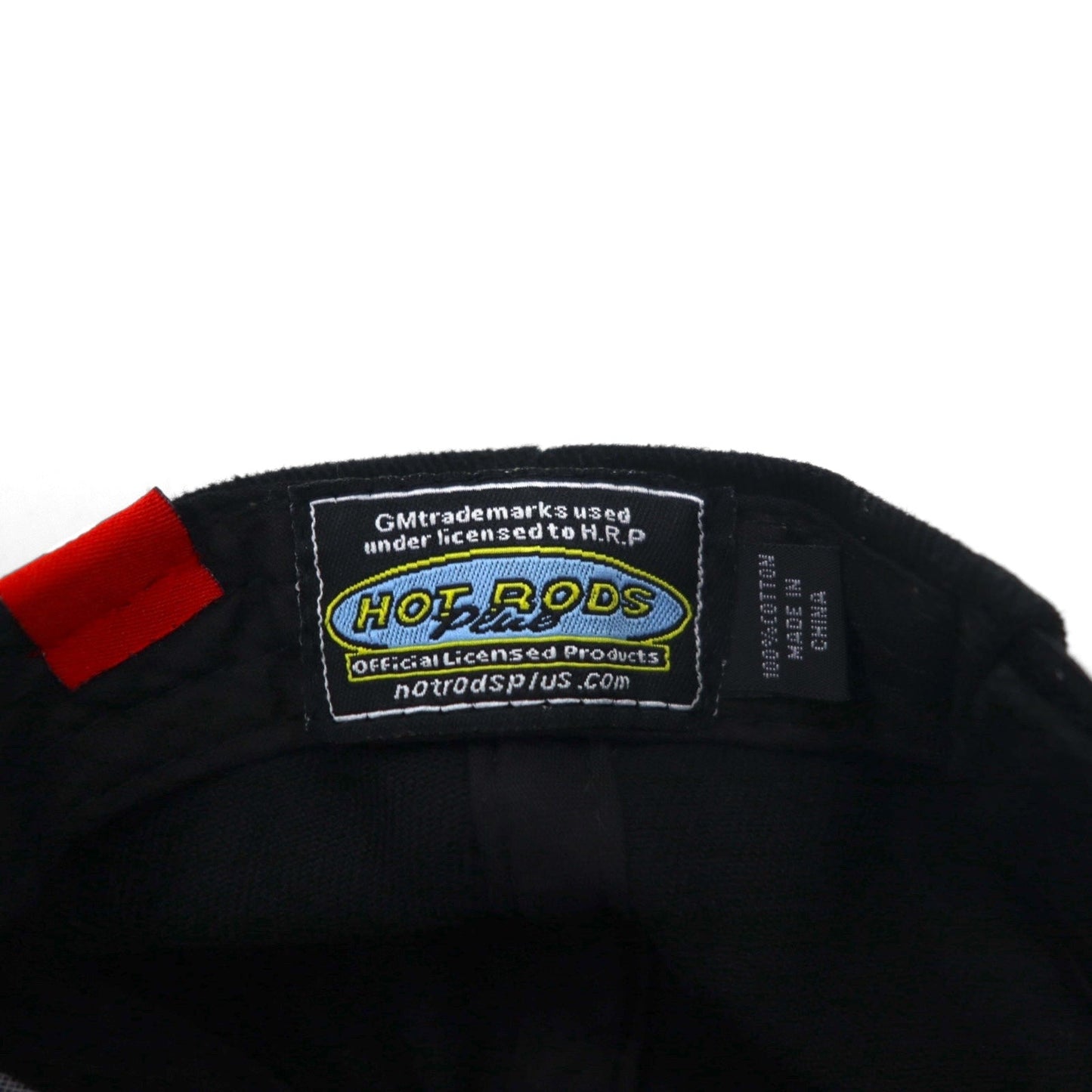 HOT RODS 6パネルキャップ ONE ブラック IMPALA レーシングカー CHEVROLET