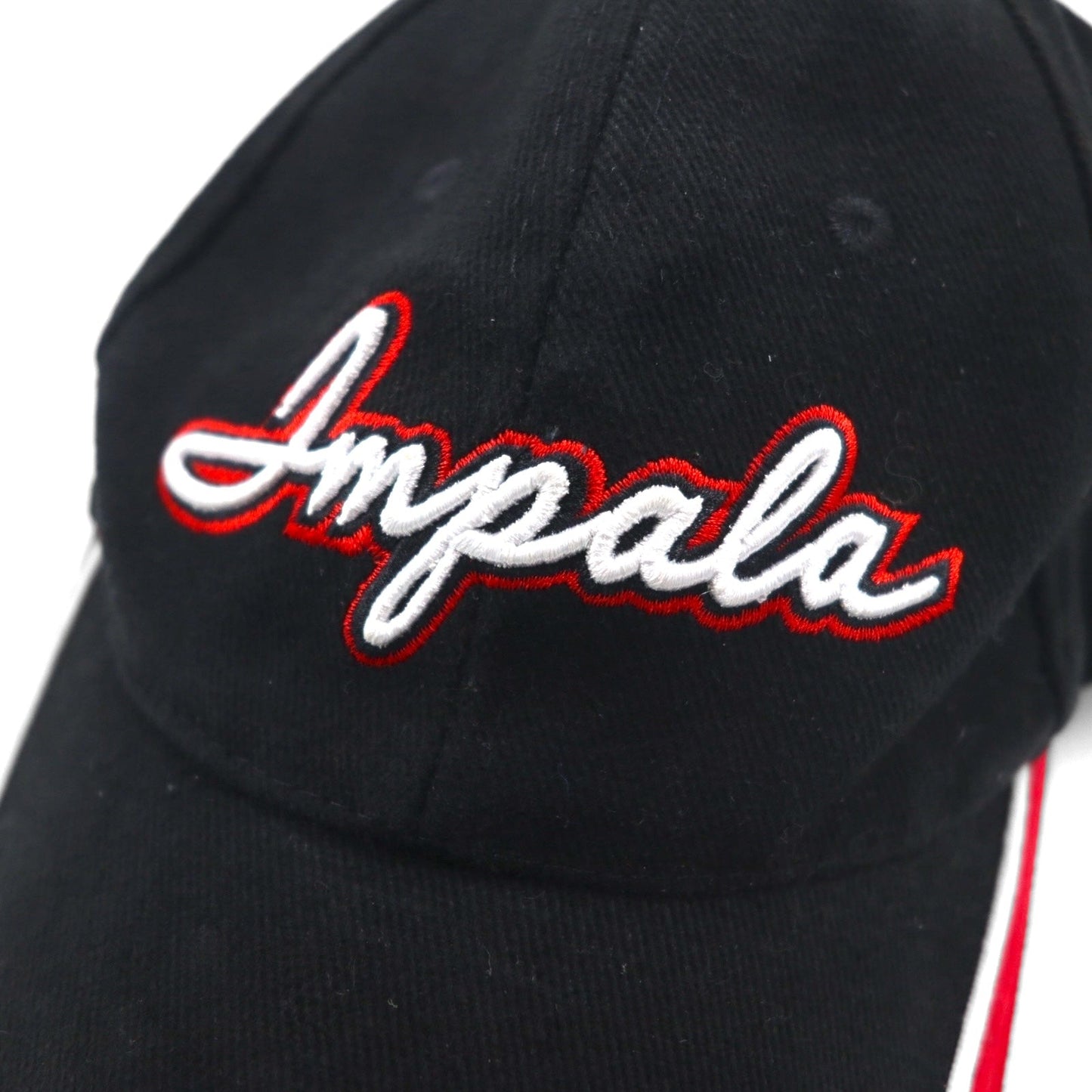 HOT RODS 6パネルキャップ ONE ブラック IMPALA レーシングカー CHEVROLET