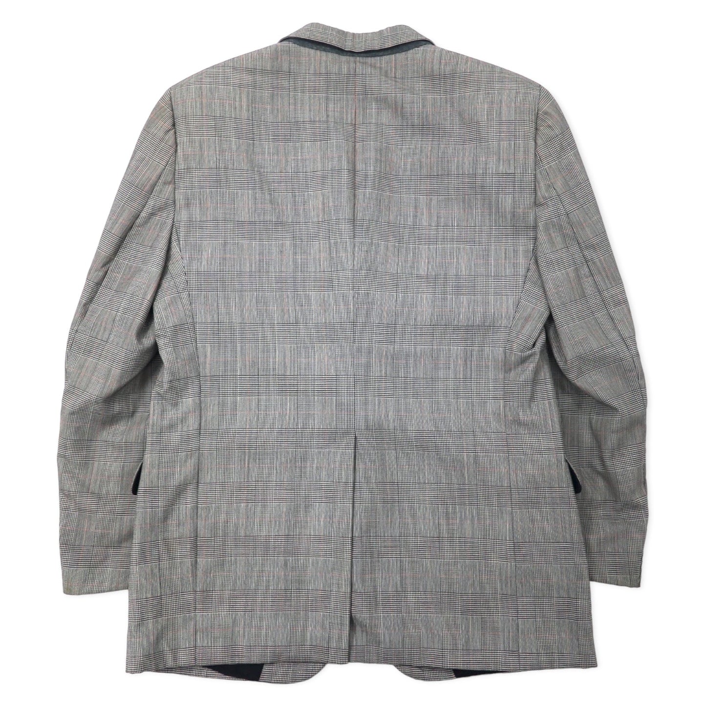 Burberrys USA製 オールド グレンチェック 2B テーラードジャケット L グレー ウール SAKS FIFTH AVENUE