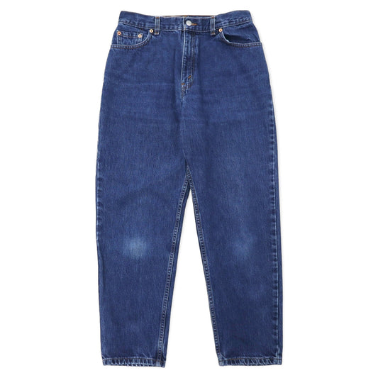 Levi's USA製 550 リラックスフィット テーパード デニムパンツ 12 ブルー コットン ジッパーフライ ボタン裏512