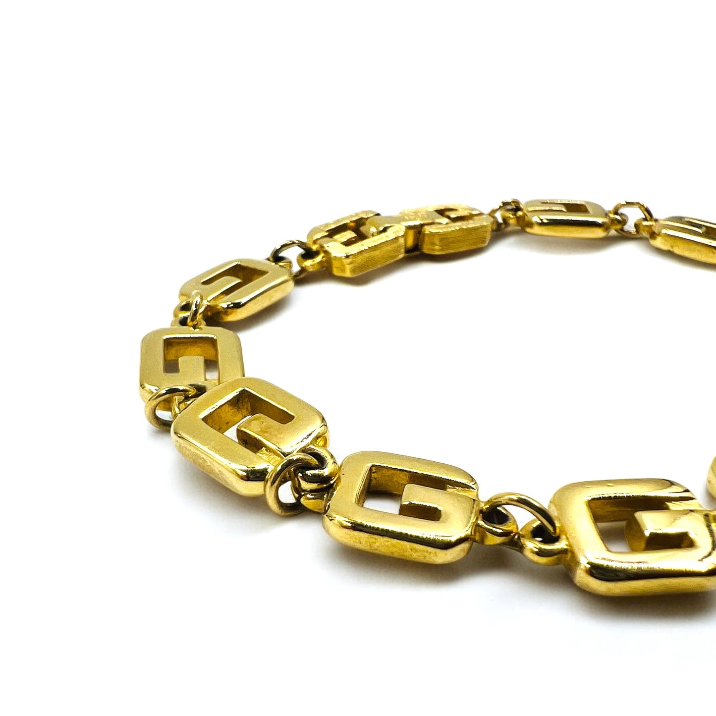 GIVENCHY ヴィンテージ ロゴ ブレスレット ゴールド