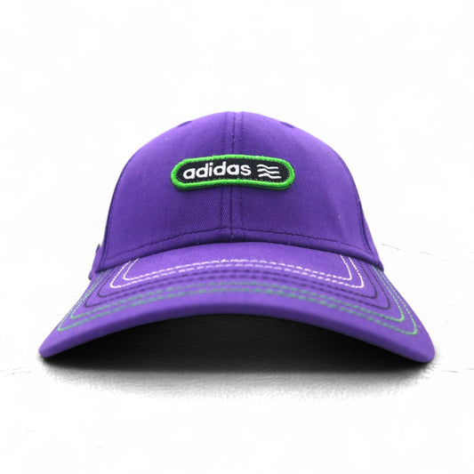 adidas スナップバック キャップ FREE パープル コットン