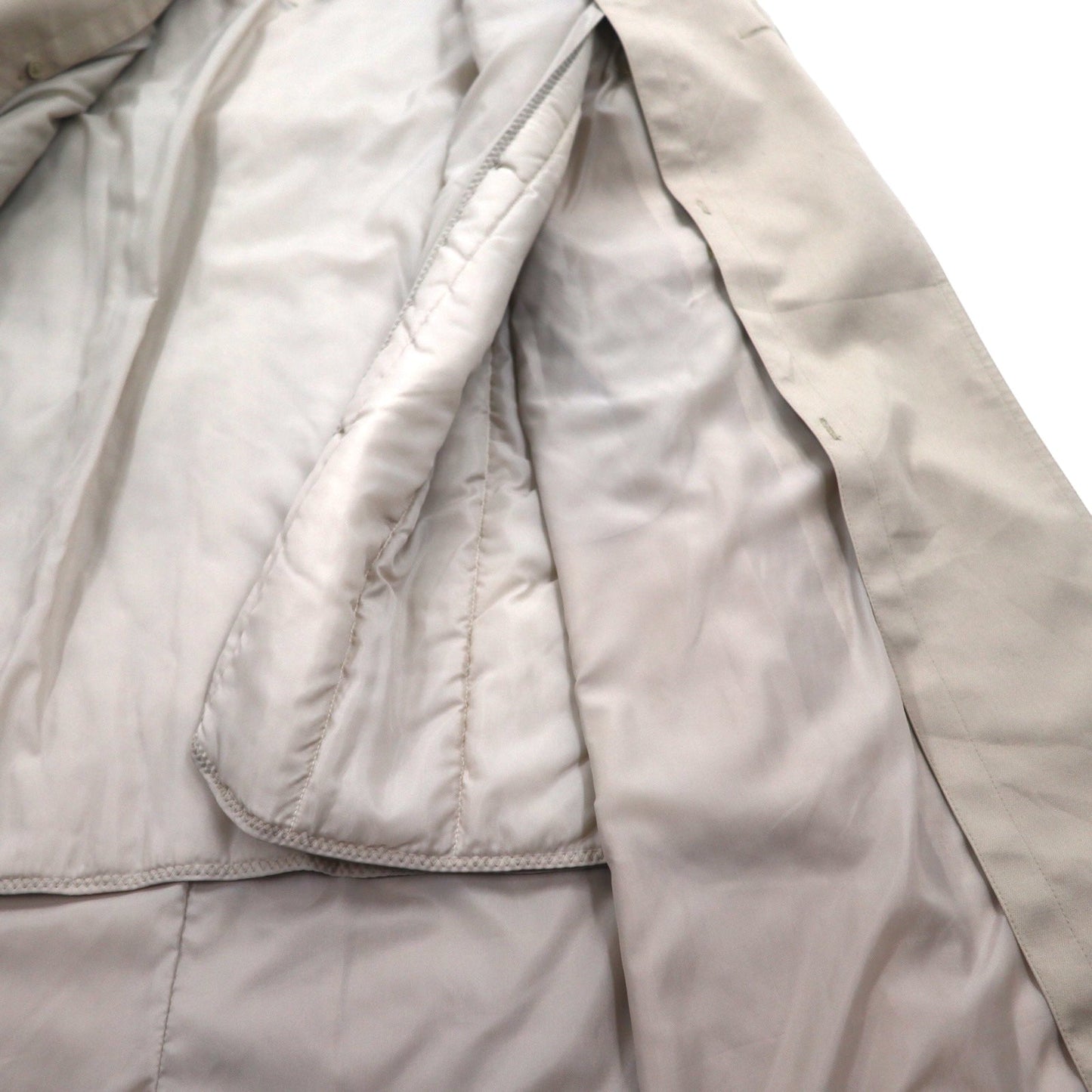 John Weitz ポーランド製 90年代 ダブルブレスト トレンチコート L ベージュ ベルト付き ライナー着脱式