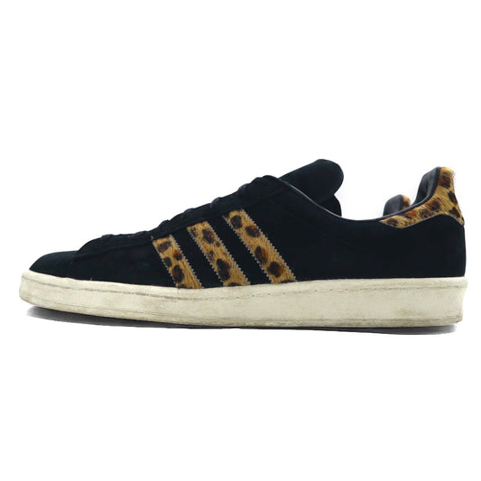 adidas originals キャンパス CAMPUS 80s レオパード スニーカー 29.5cm ブラック ピッグスキン ヌバックレザー GY0407