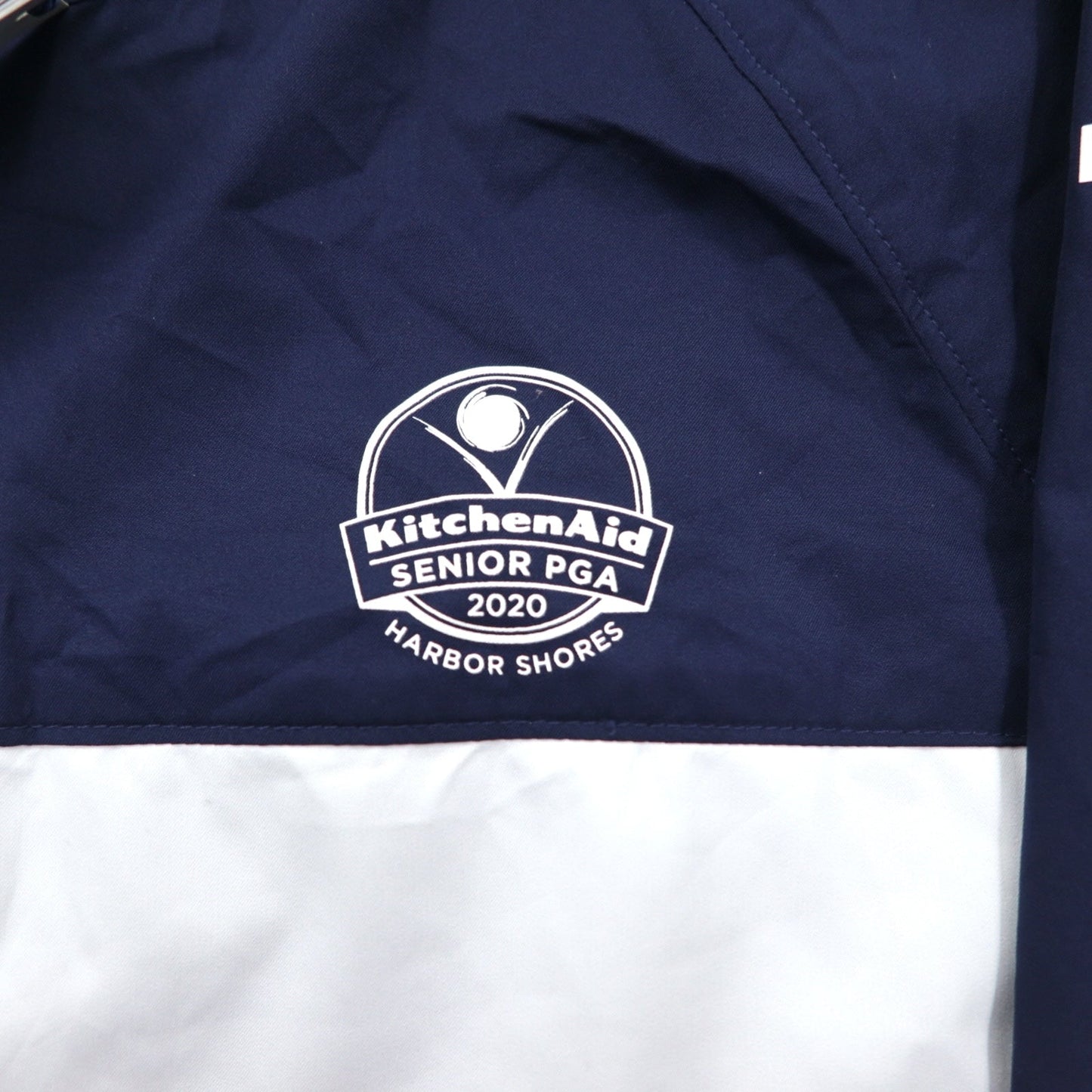 POLO GOLF RALPH LAUREN シェルパーカー ナイロンジャケット XL ネイビー 防水 パッカブル ダブルジップ W PGA 2020 Kitchen Aid 未使用品