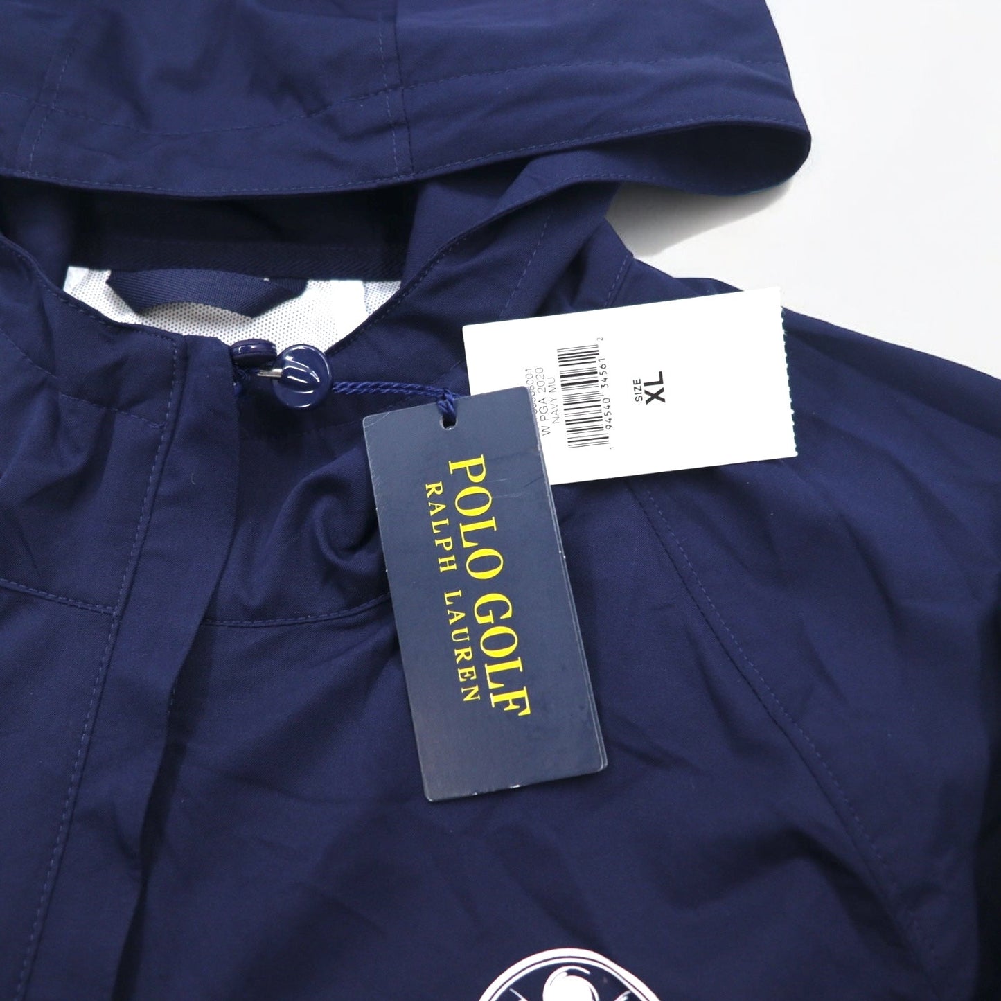 POLO GOLF RALPH LAUREN シェルパーカー ナイロンジャケット XL ネイビー 防水 パッカブル ダブルジップ W PGA 2020 Kitchen Aid 未使用品