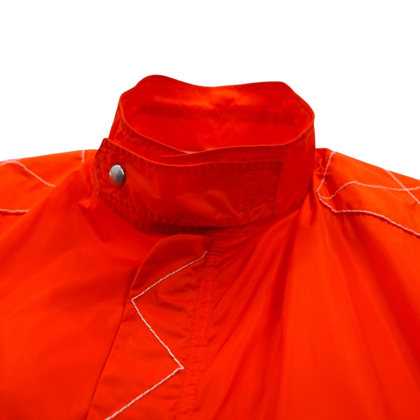 JC de CASTELBAJAC × Warner Bros イタリア製 90年代 ショート丈 ナイロン ライダースジャケット L オレンジ LOONEY TUNES バックスバニー 未使用品