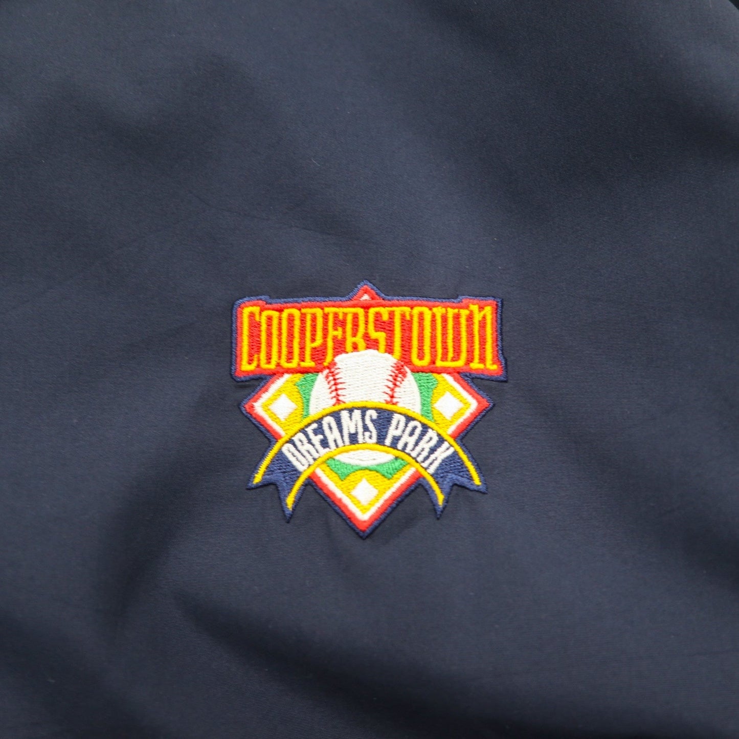 COOPERSTOWN ハーフジップ ナイロンジャケット ピステ 2XL ネイビー DREAMS PARK