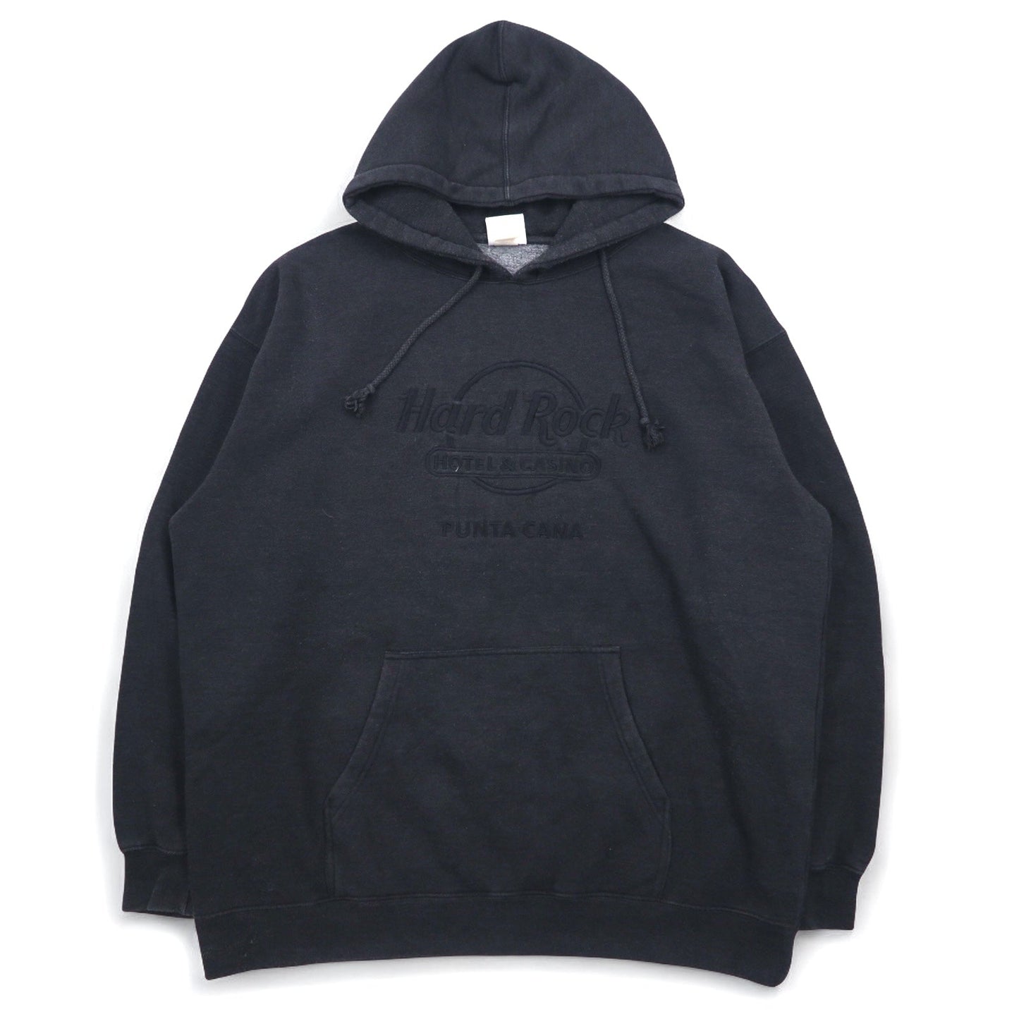Hard Rock HOTEL 90年代 ロゴ刺繍 プルオーバー パーカー XXL グレー PUNTA CANA