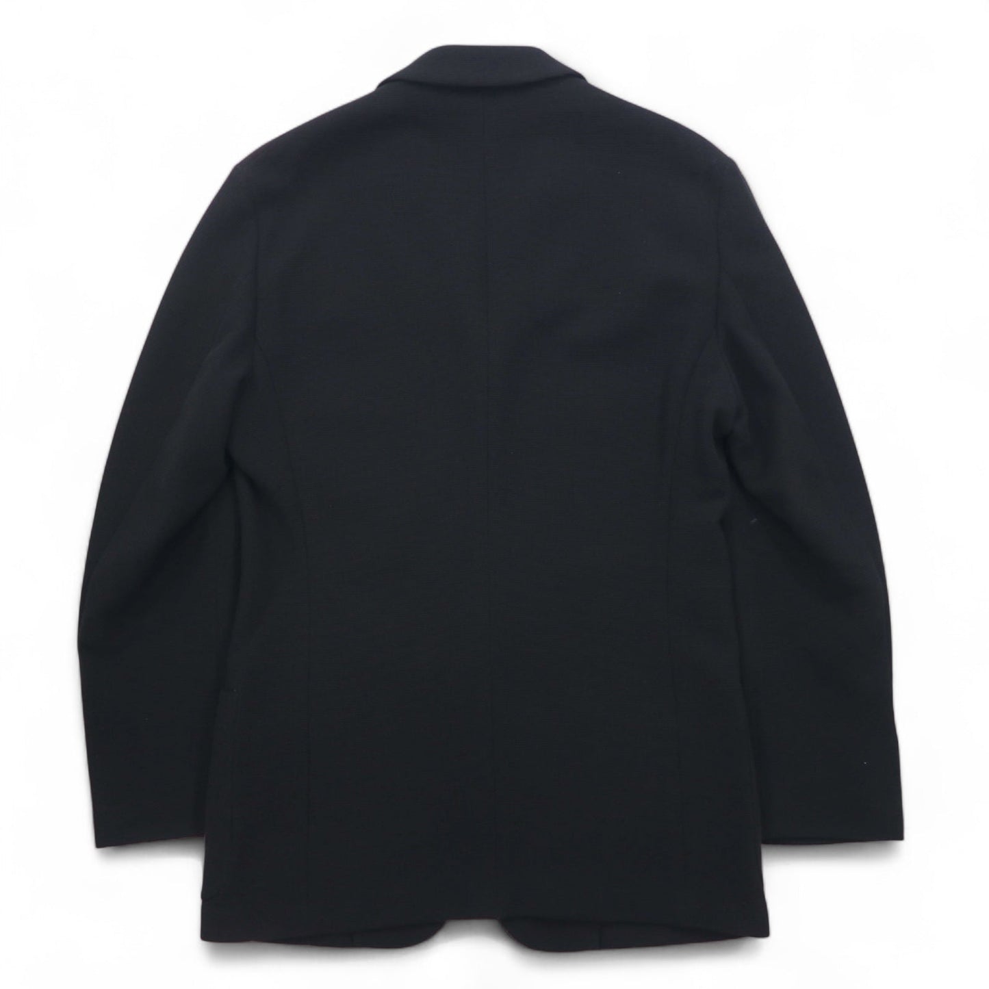 HUGO BOSS イタリア製 3B テーラードジャケット L ブラック バージンウール 羊毛 コットン