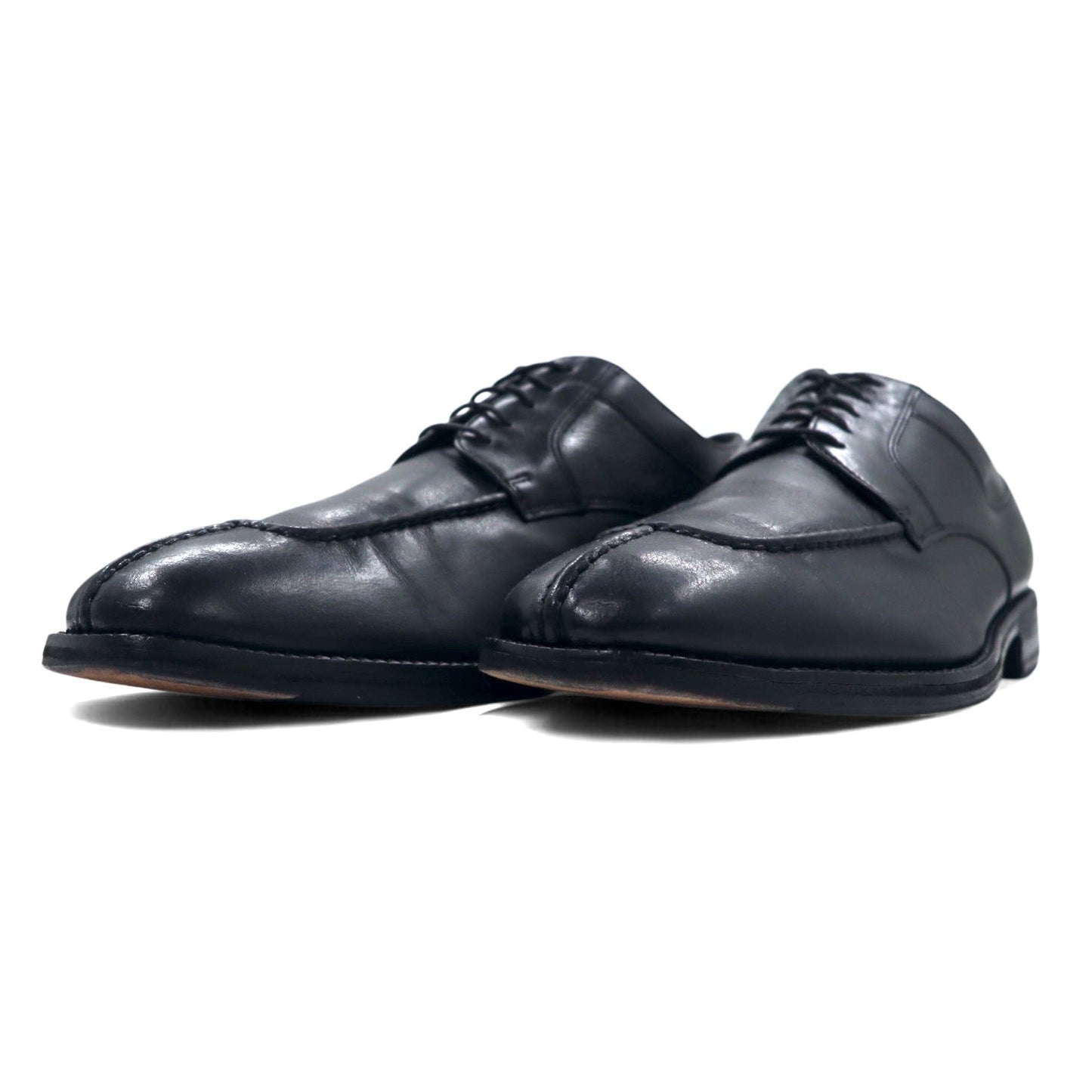 COLE HAAN スプリットトゥ Ｕチップ ドレスシューズ 28.5cm ブラック レザー 外羽根 01594