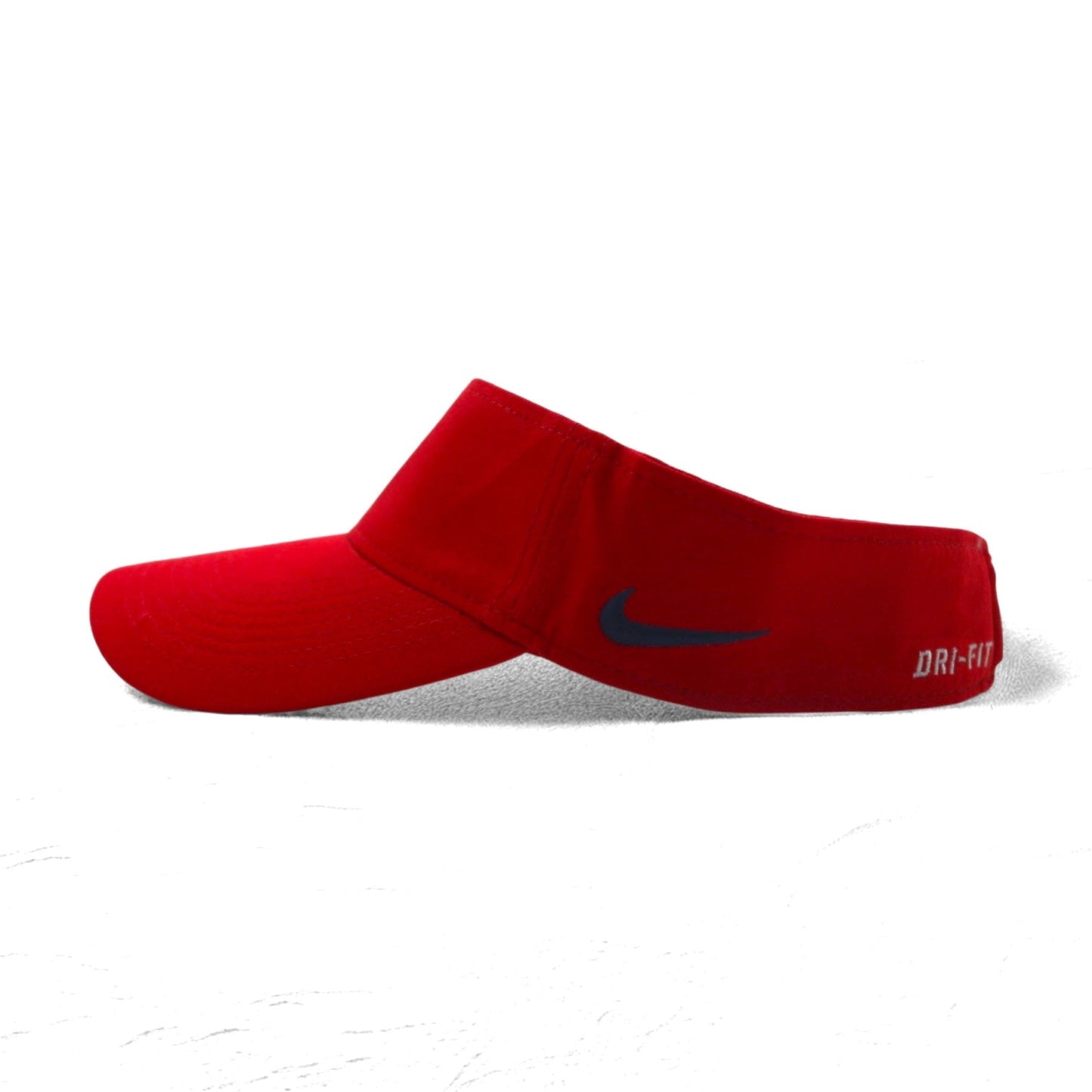 NIKEドライフィット サンバイザー キャップ FREE レッド MLB Los Angeles Angels スウォッシュ