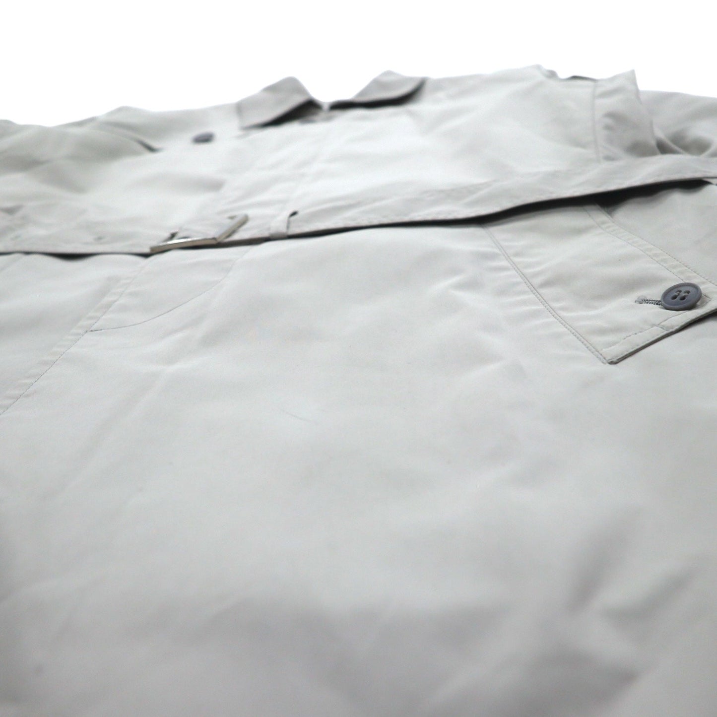 gotairiku 五大陸 ステンカラーコート トレンチコート M ベージュ ポリエステル ベルト付き