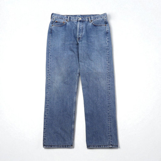 Levi's 90年代 USA製 501 デニムパンツ ジーンズ L インディゴ ブルー ボタンフライ 5010114
