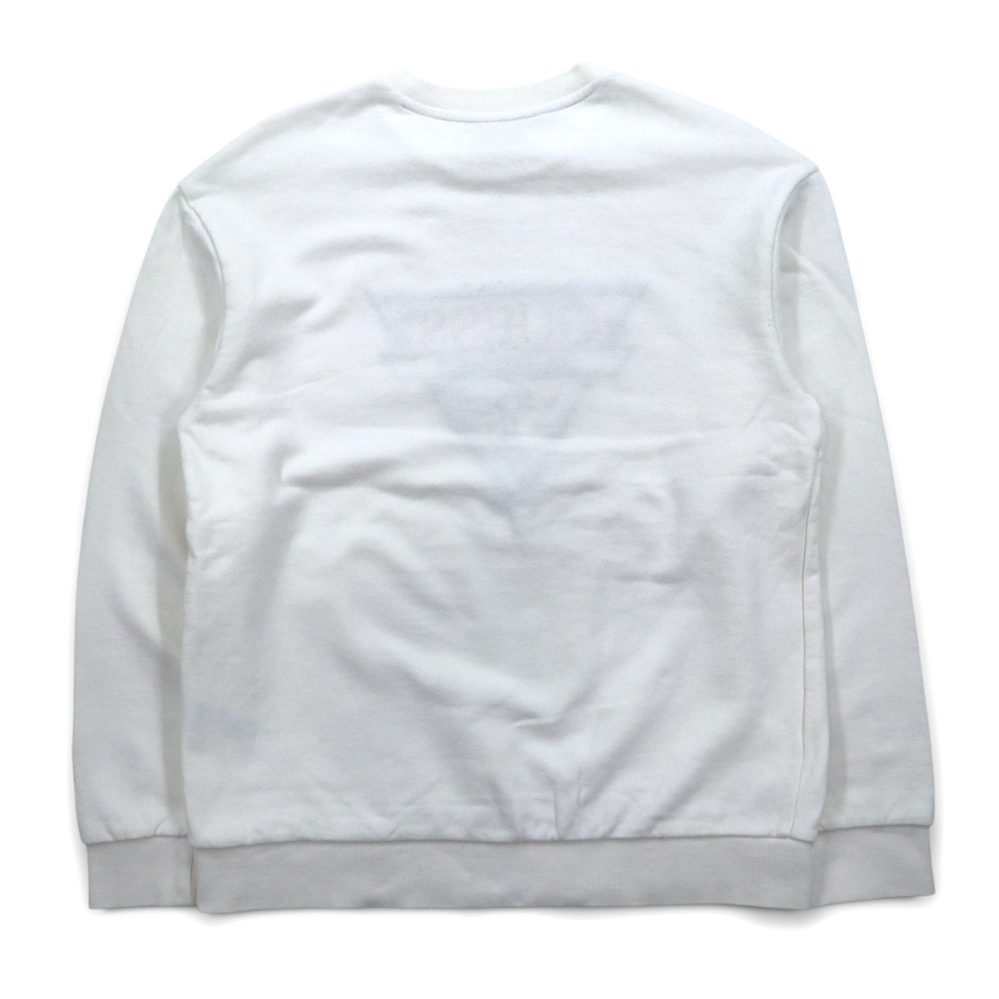 GUESS ORIGINALS トライアングルロゴ 刺繍 スウェット M ホワイト コットン