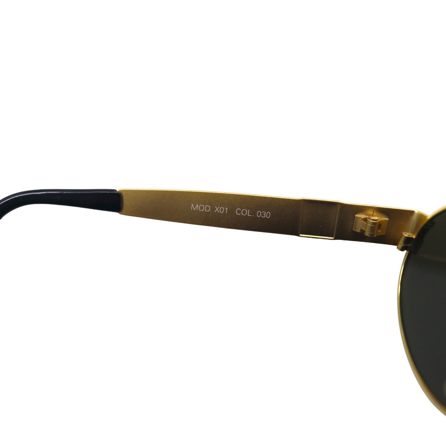 GIANNI VERSACE ヴィンテージ イタリア製 メデューサ ガンメタル サングラス オーバル ゴールド X01 58M