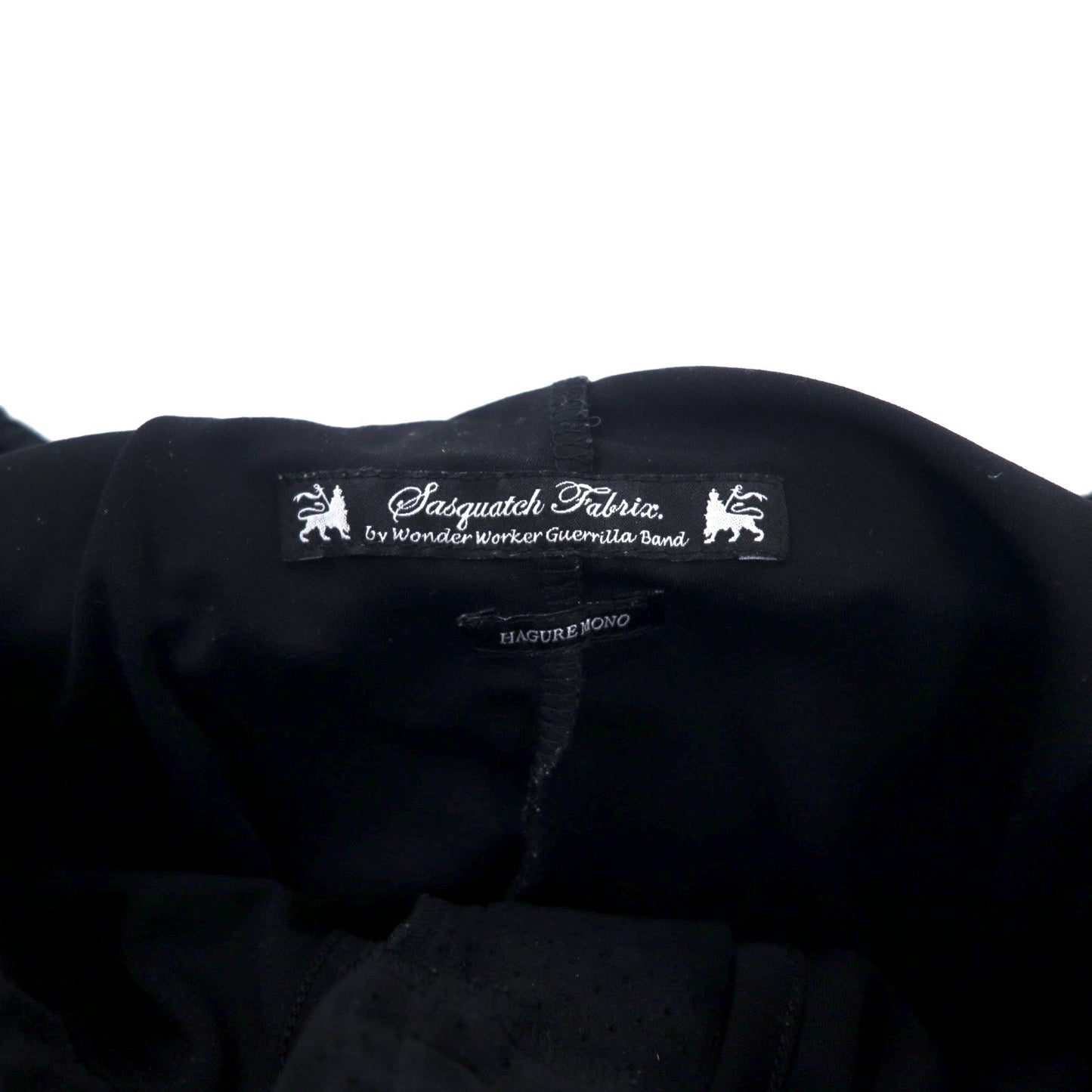 Sasquatch Fabrix フェイクスエードレザー レイヤードパンツ M ブラック ポリエステル 16AW-PA-007 日本製