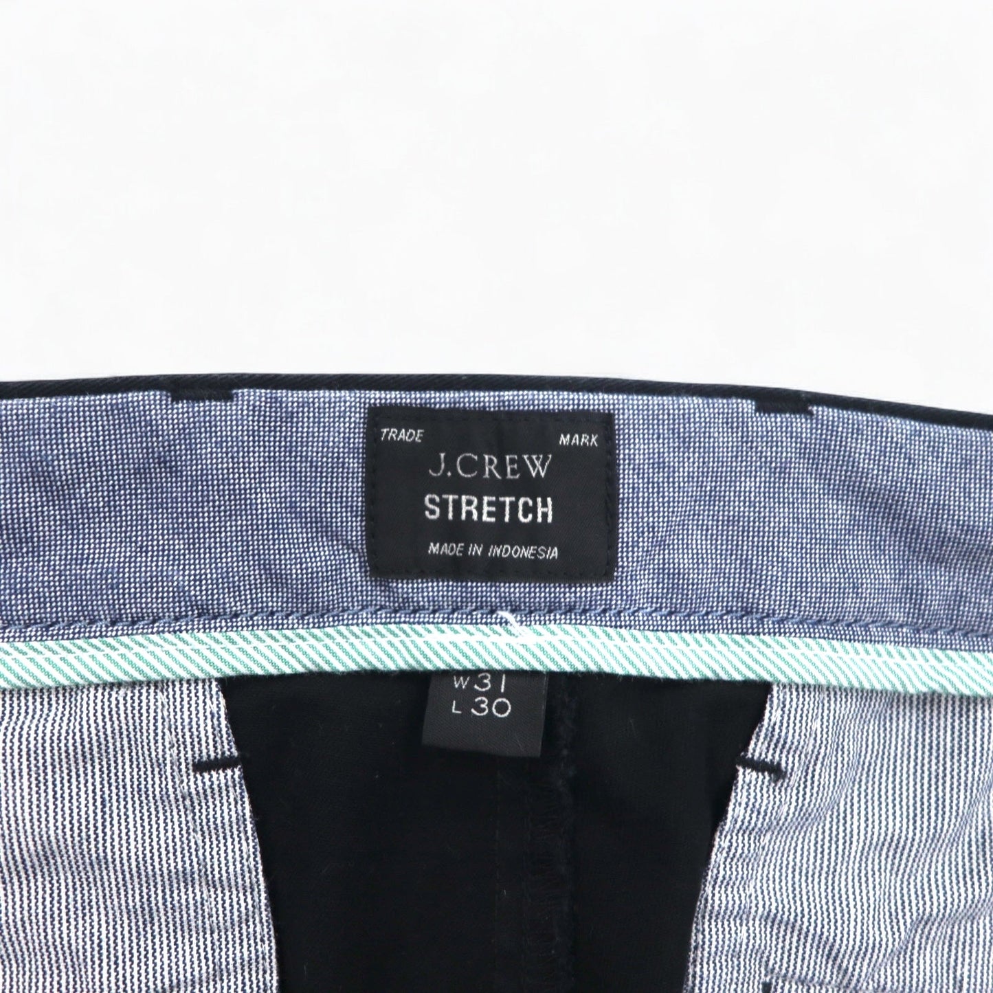 J.CREW ストレッチ スキニーパンツ Ｍ ブラック コットン 250 SKINNY