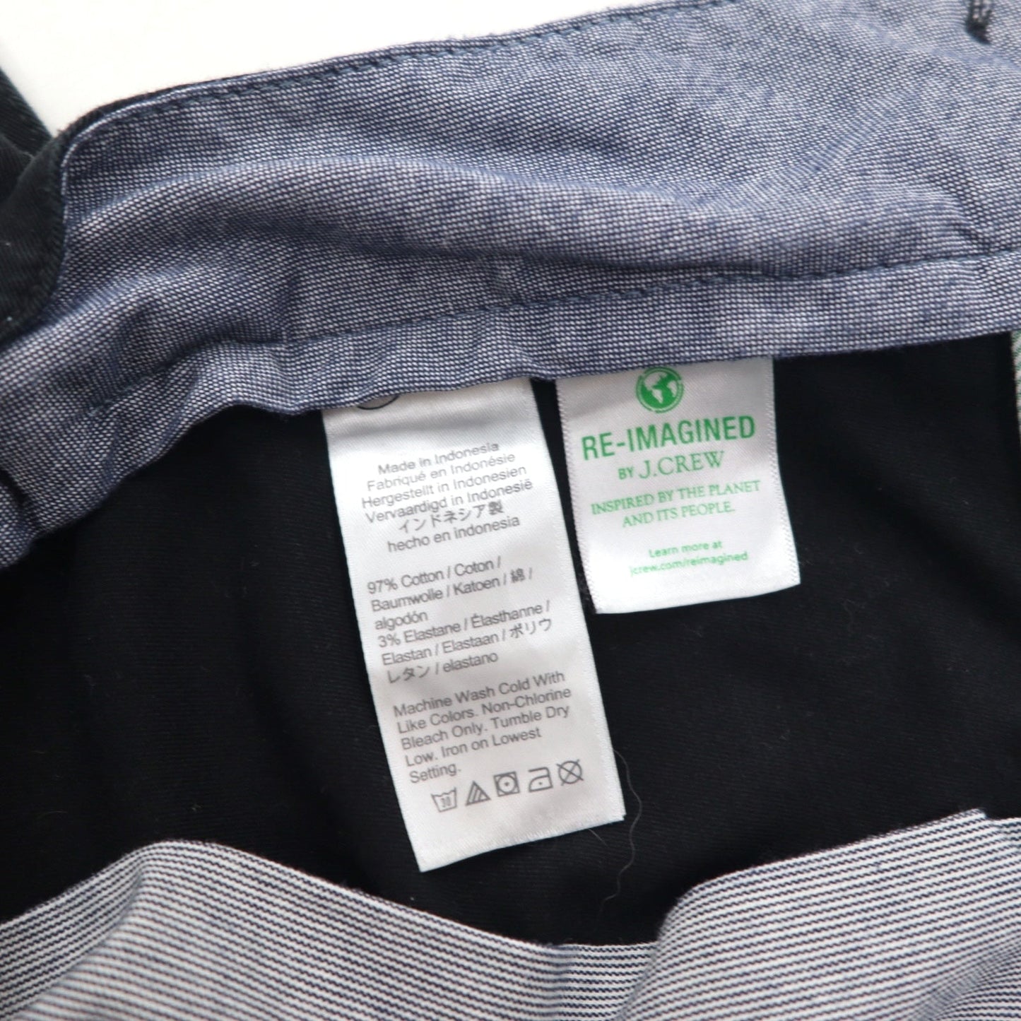 J.CREW ストレッチ スキニーパンツ Ｍ ブラック コットン 250 SKINNY