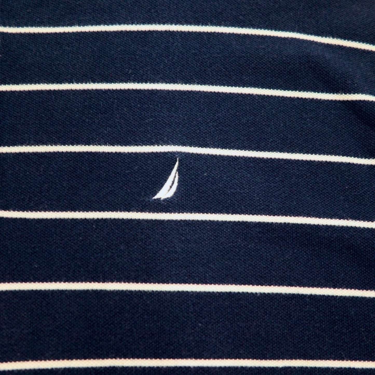 NAUTICA ヘンリーネック ロングスリーブTシャツ ロンT 3XL ネイビー ボーダー ビッグサイズ