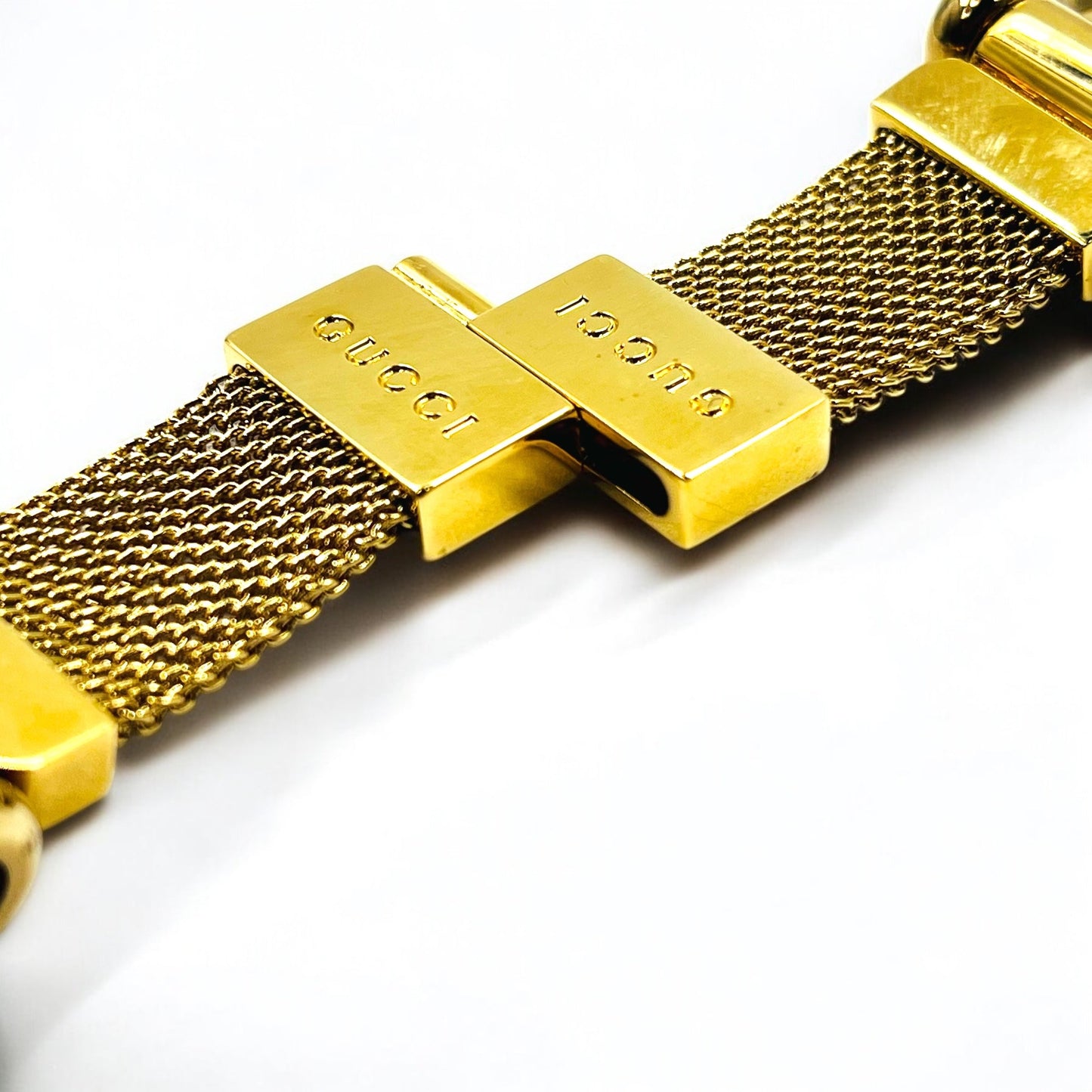 GUCCI イタリア製 セパレート キーホルダー キーリング ゴールド メタル メッシュ