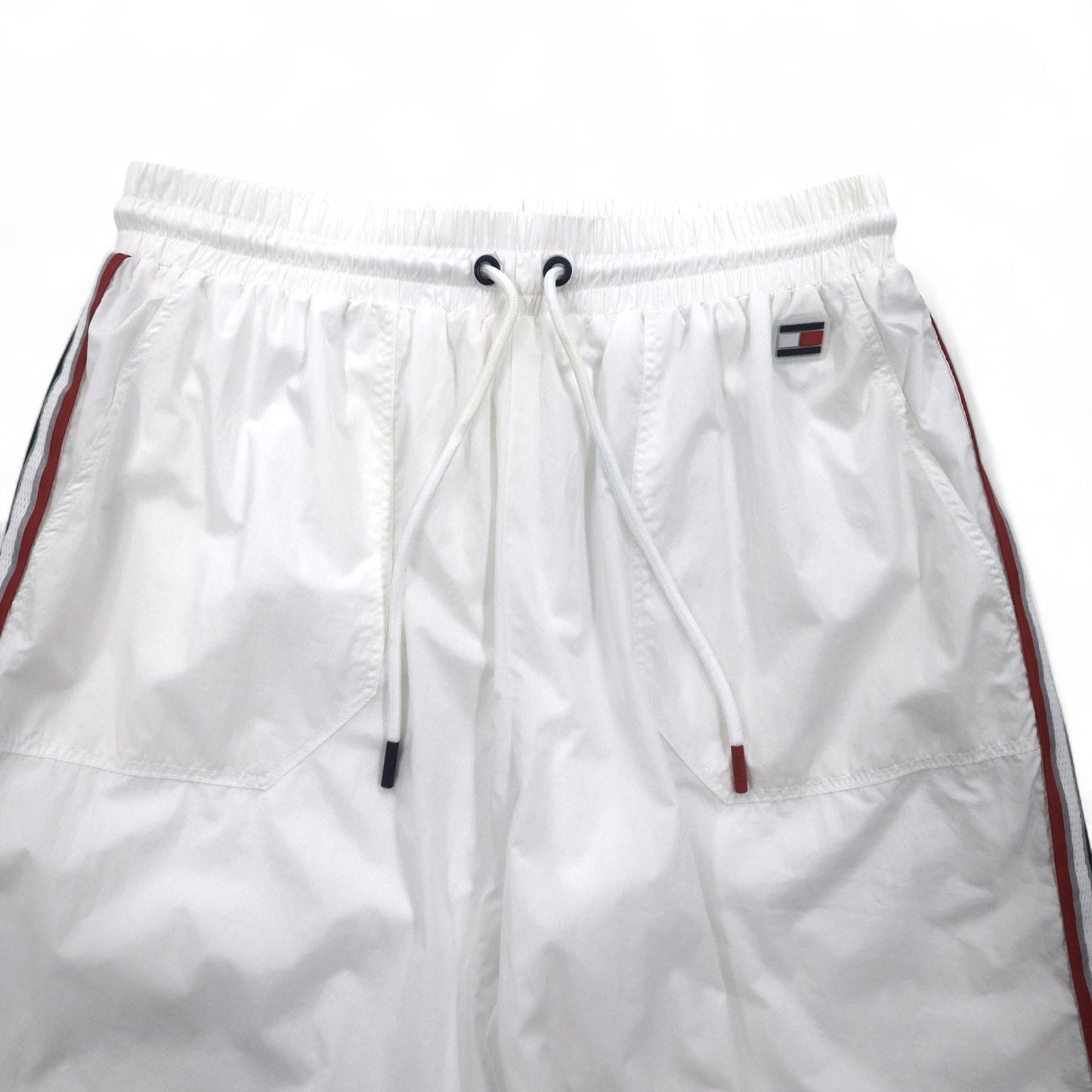 TOMMY HILFIGER SPORT ナイロン トラックパンツ ジャージ S ホワイト サイドライン