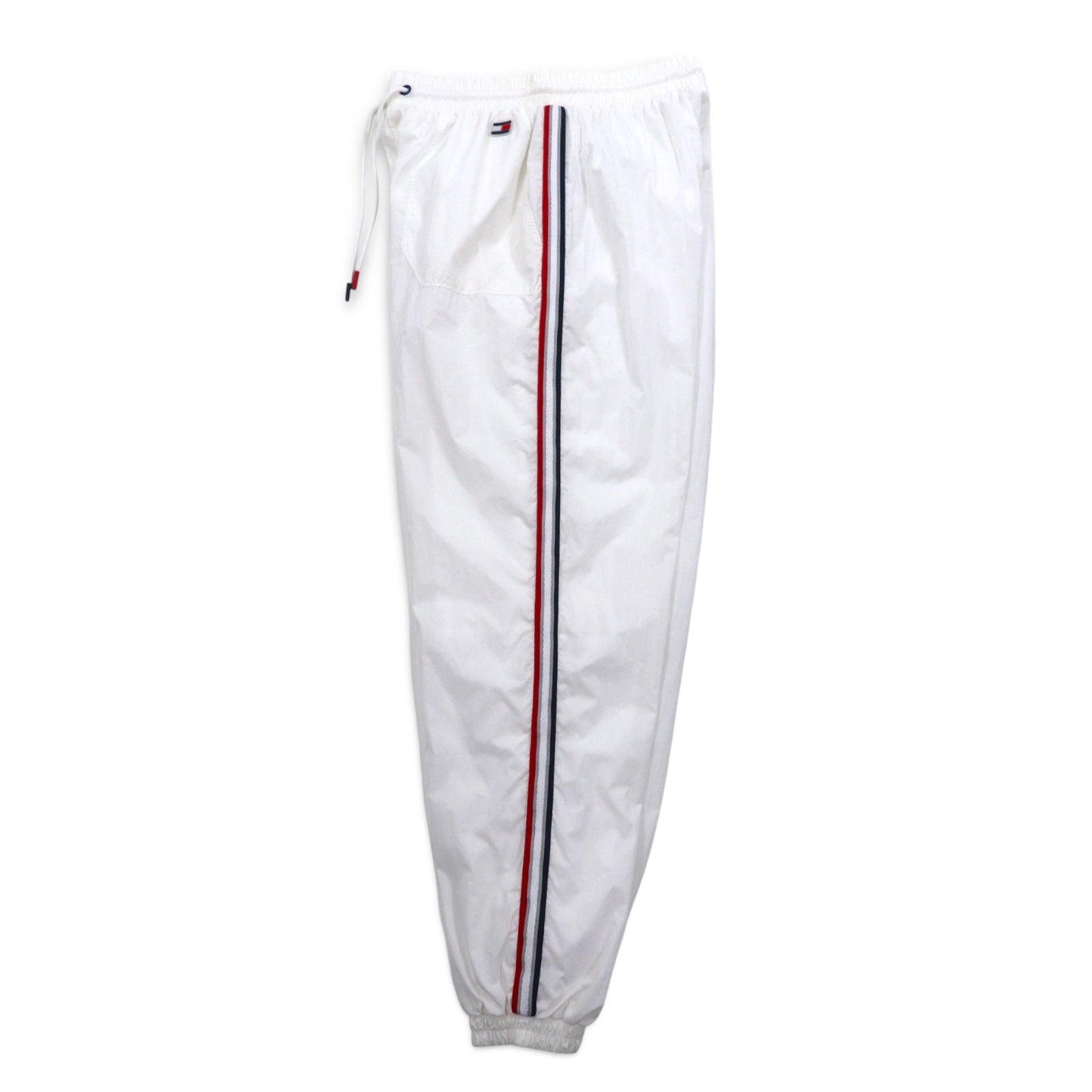 TOMMY HILFIGER SPORT ナイロン トラックパンツ ジャージ S ホワイト サイドライン