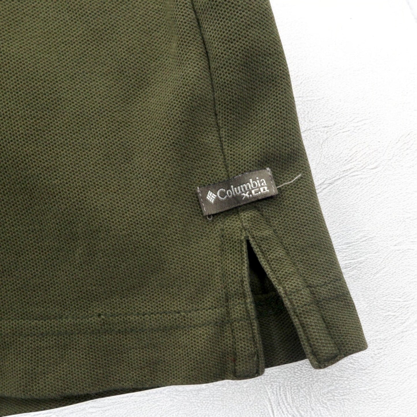 Columbia ポロシャツ 2XL ビッグサイズ カーキ コットン AM2249