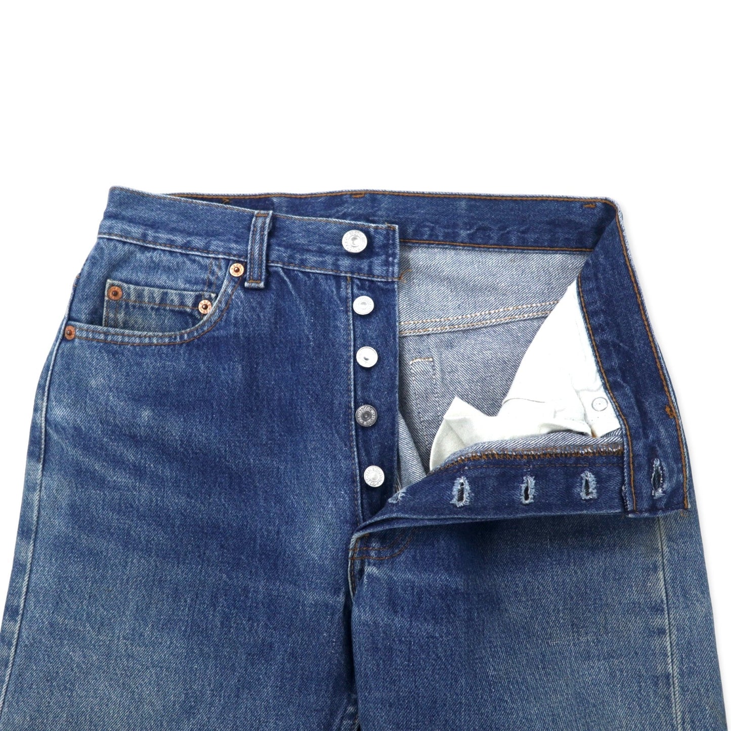 Levi's USA製 501XX デニムパンツ 30 ブルー コットン ボタン裏546 501-0000