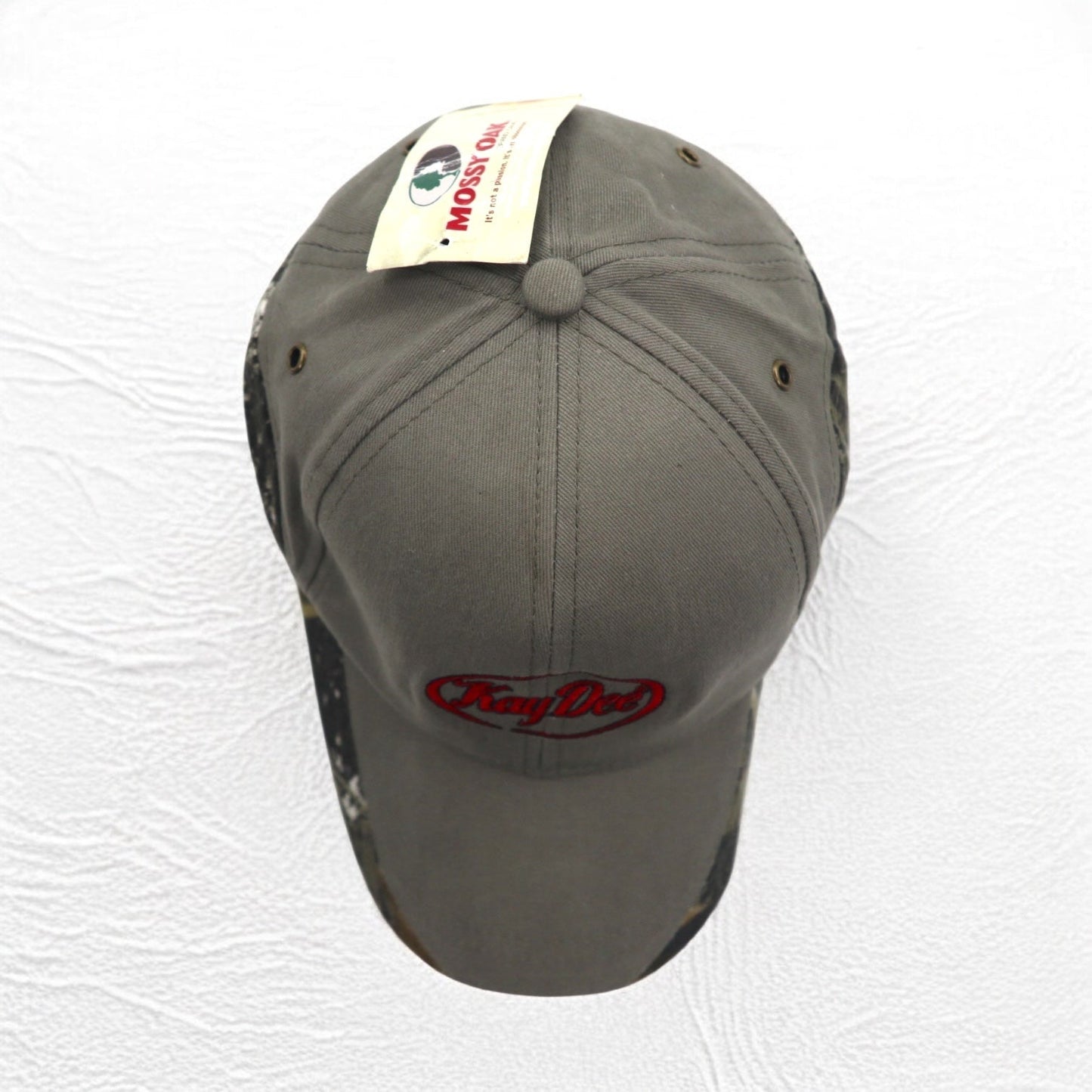 MOSSY OAK 90年代 リアルツリーカモ アウトドア キャップ FREE ベルト カーキ Kay Dee 刺繍 未使用品