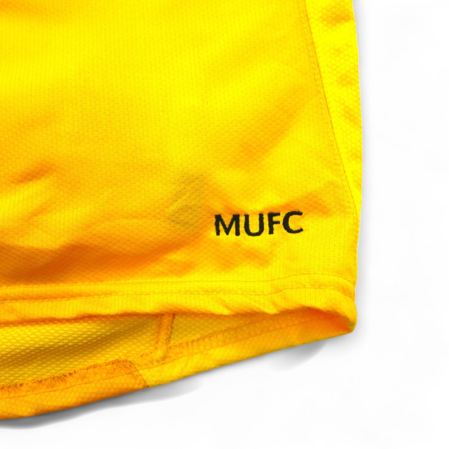 NIKE 00年代 マンチェスターユナイテッド ゲームシャツ サッカー ユニフォーム ロンT L イエロー DRI-FIT